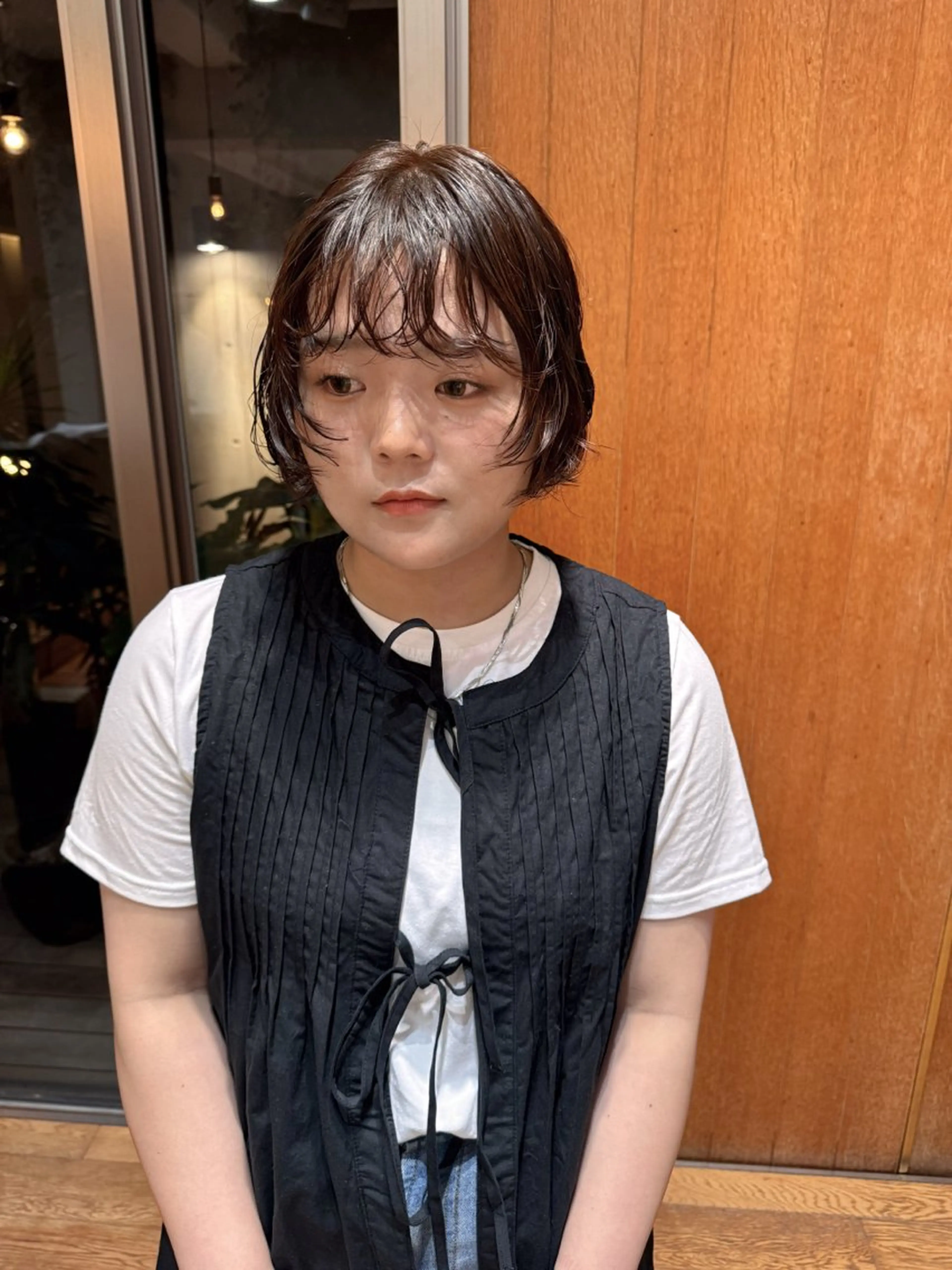 ショート パーマ ニュアンスパーマ カット パーマ 大橋 芽衣のヘアスタイル