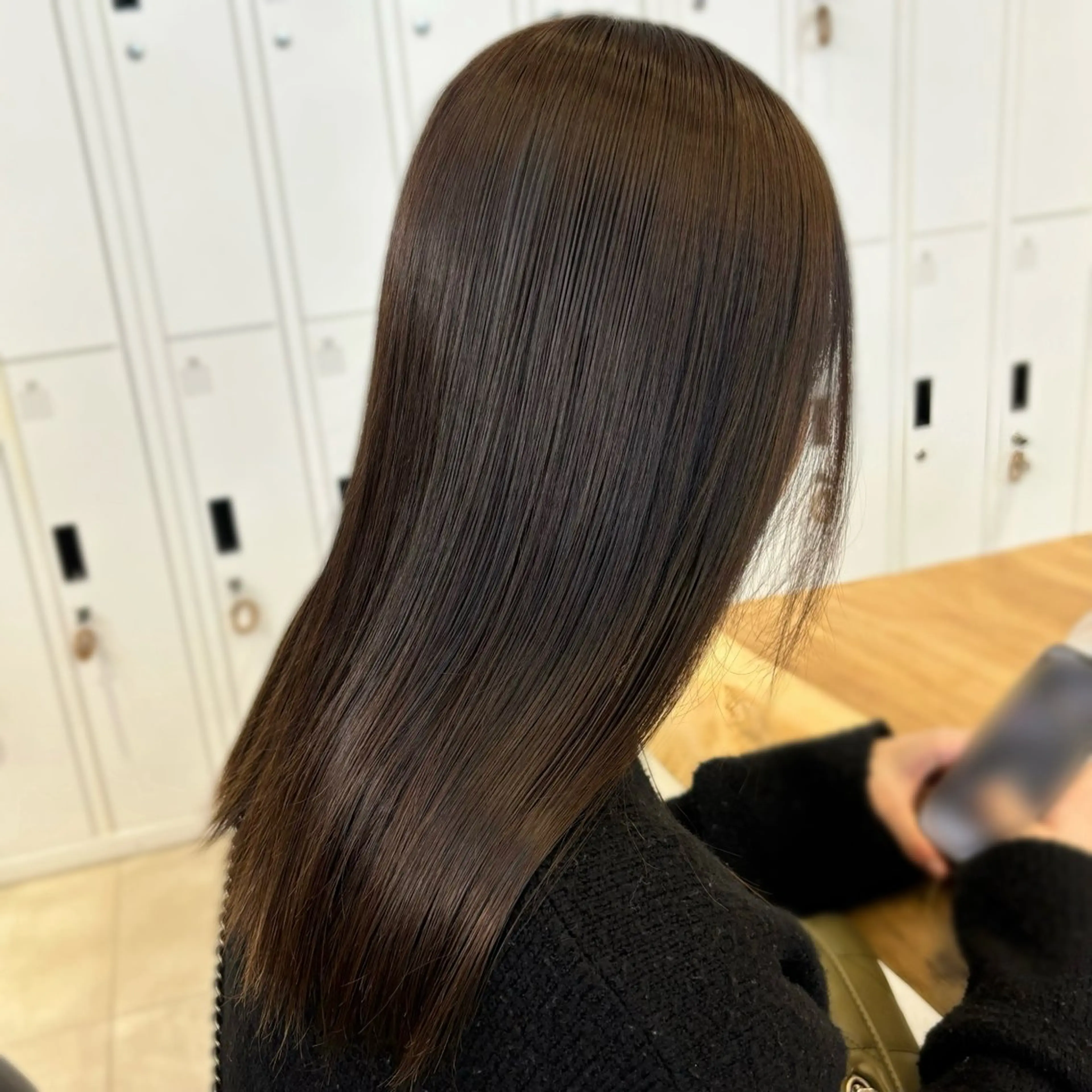 セミロング カラー メンズパーマ/ メッシュ📍ユリのヘアスタイル