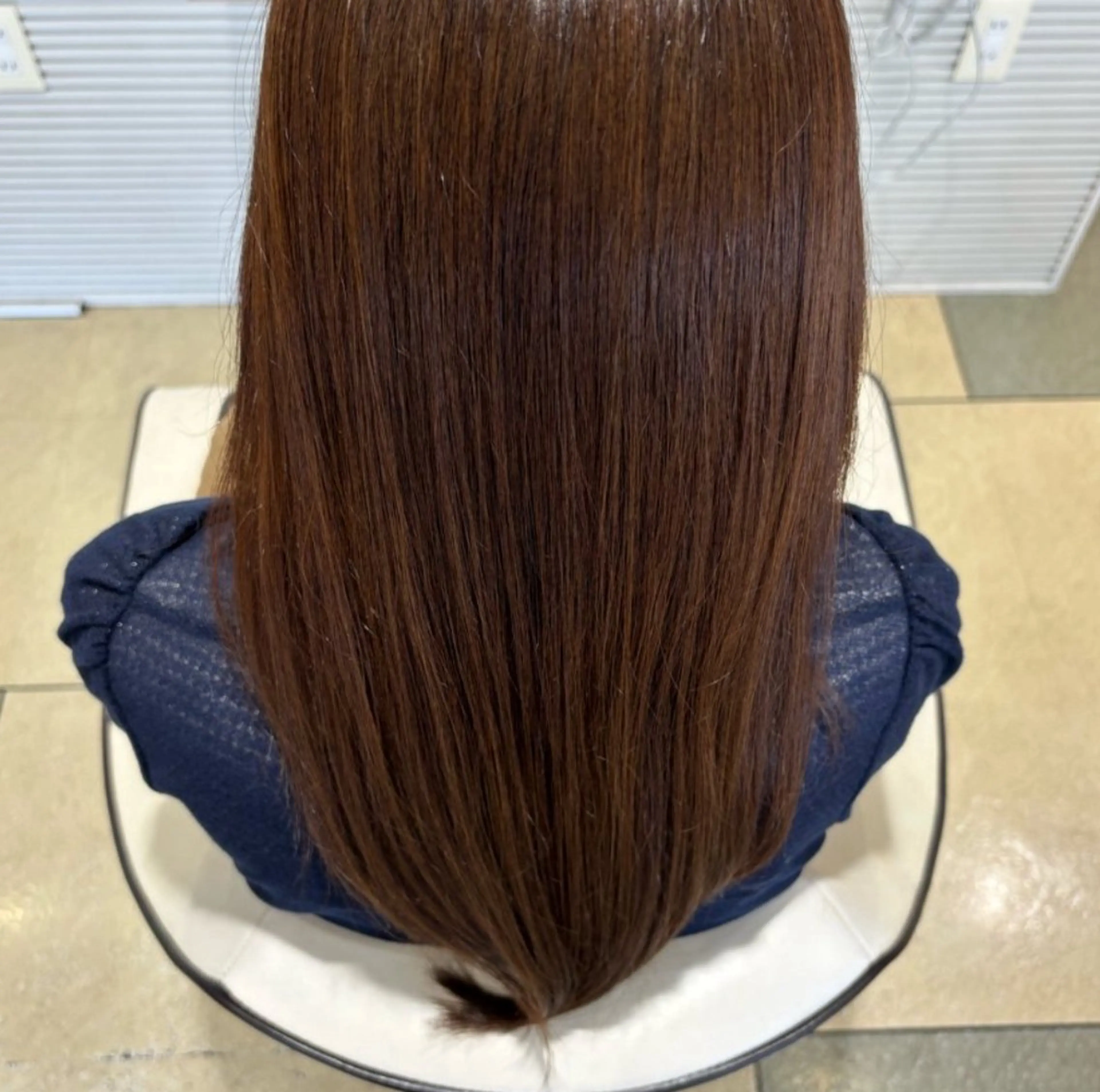 ロング カラー 髪質改善 ロング トリートメント カット ヘアカラー トリートメント 透明感カラー/ くびれヘア🌸ユウユのヘアスタイル