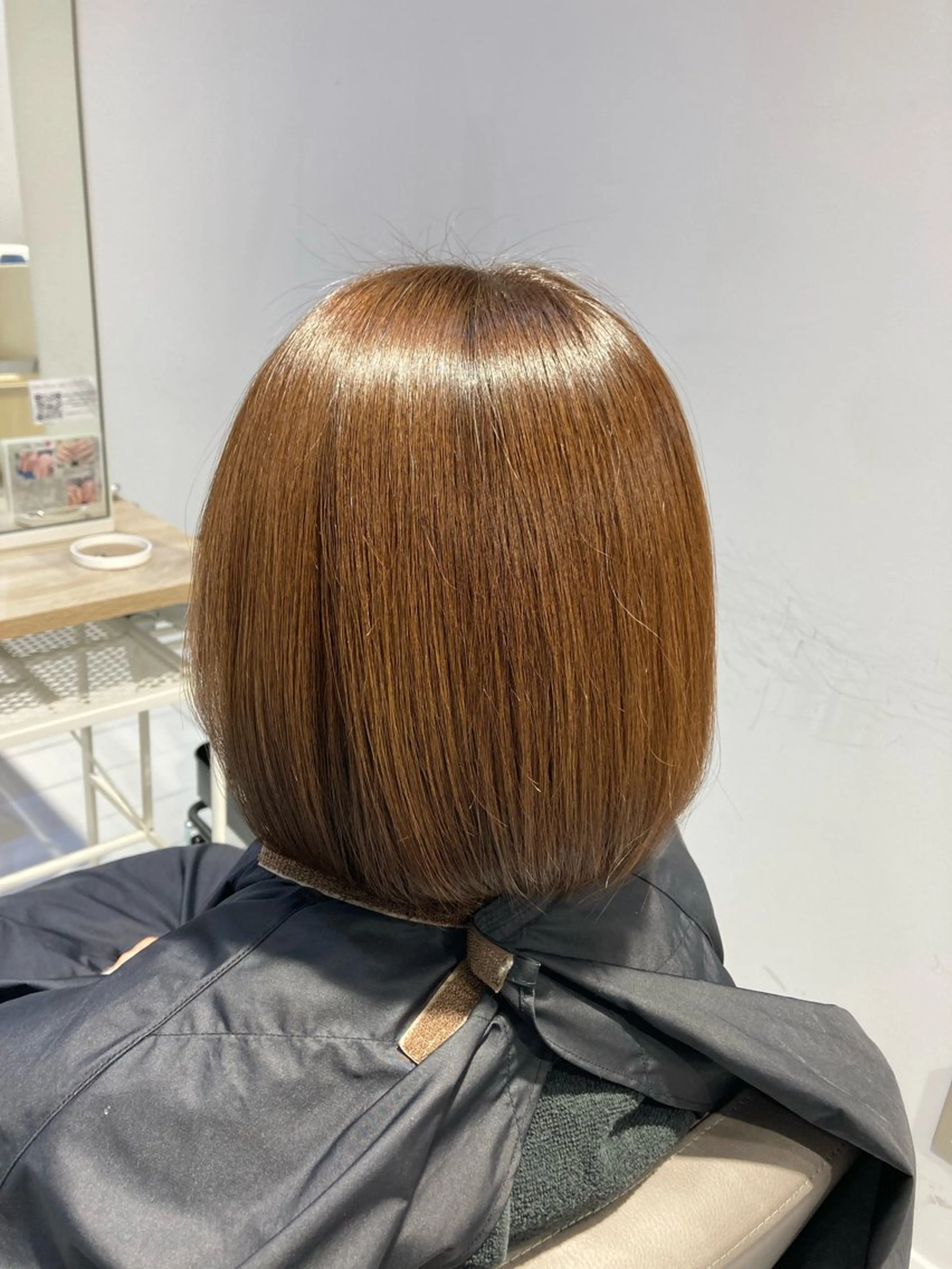 ミディアム カラー 縮毛矯正 縮毛矯正 トリートメント ショートカット 💎ゆうき💎のヘアスタイル