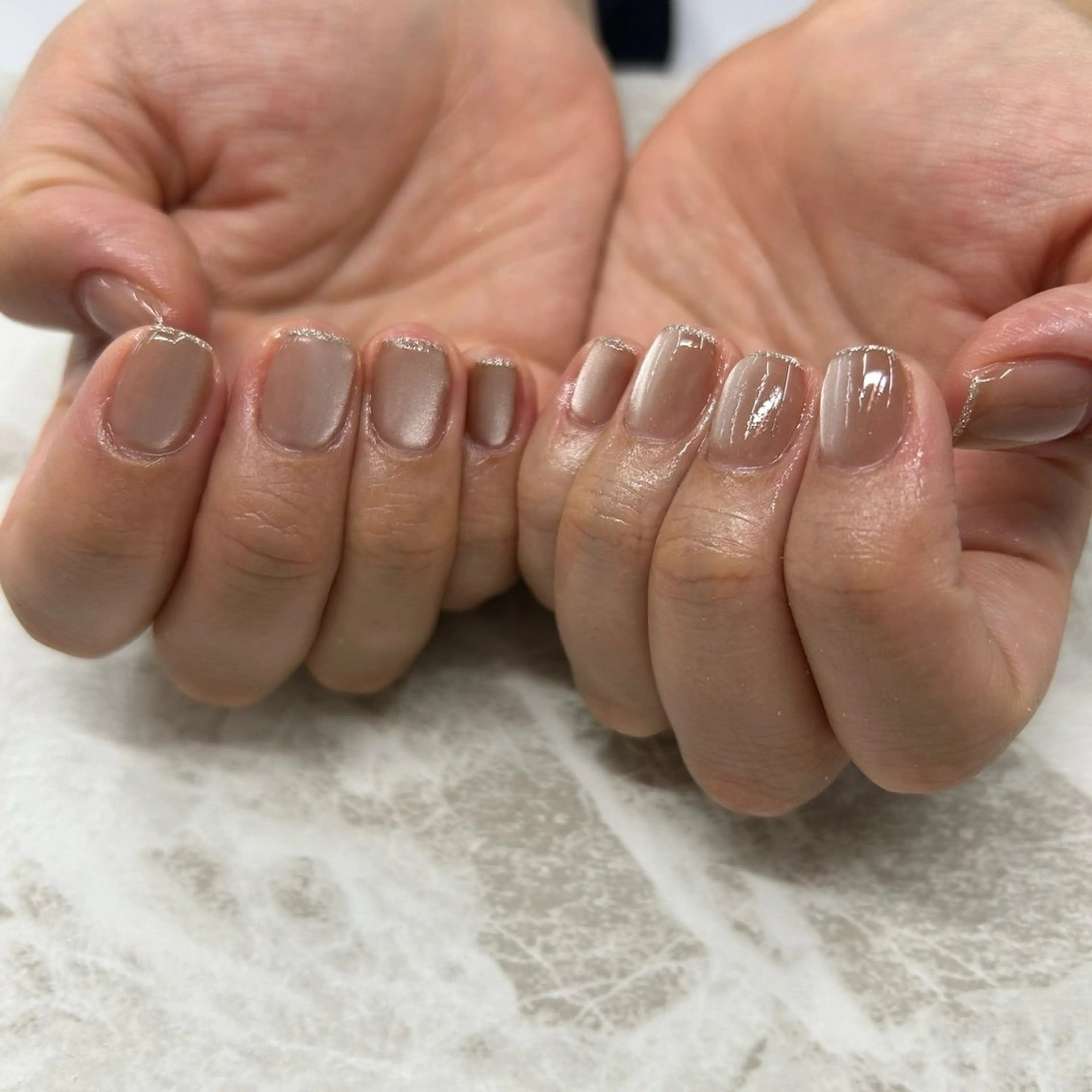 ネイル ラメ(グリッター) マグネットネイル ハンドネイル nailsalon meteor所属・meteor staffのその他イメージ