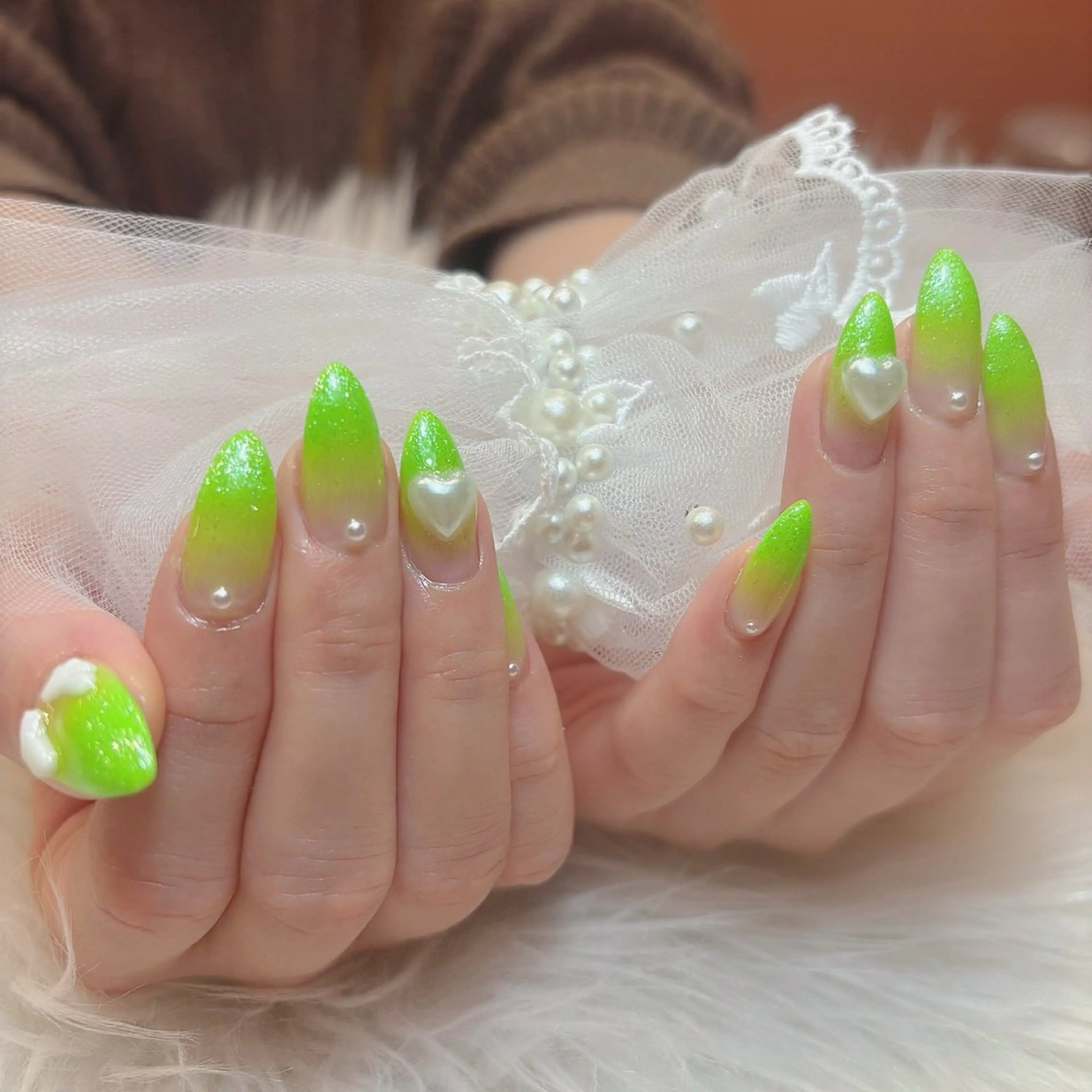 ネイル ハンドネイル LIB VALLA Yuri🍭🖤のネイルデザイン