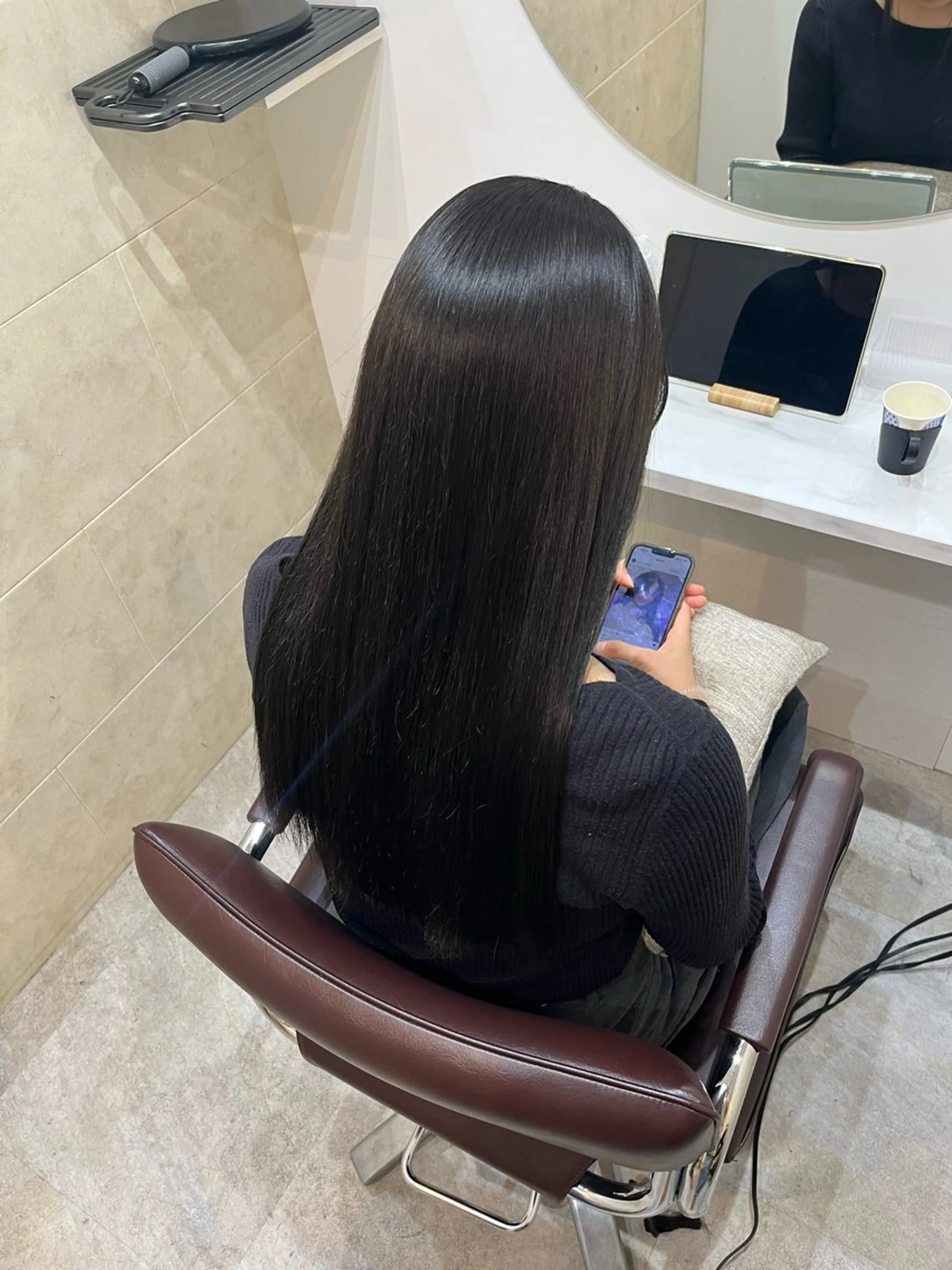 ロング カラー カット ヘアカラー トリートメント 【髪質改善　艶髪】 布川　莉穂のヘアスタイル