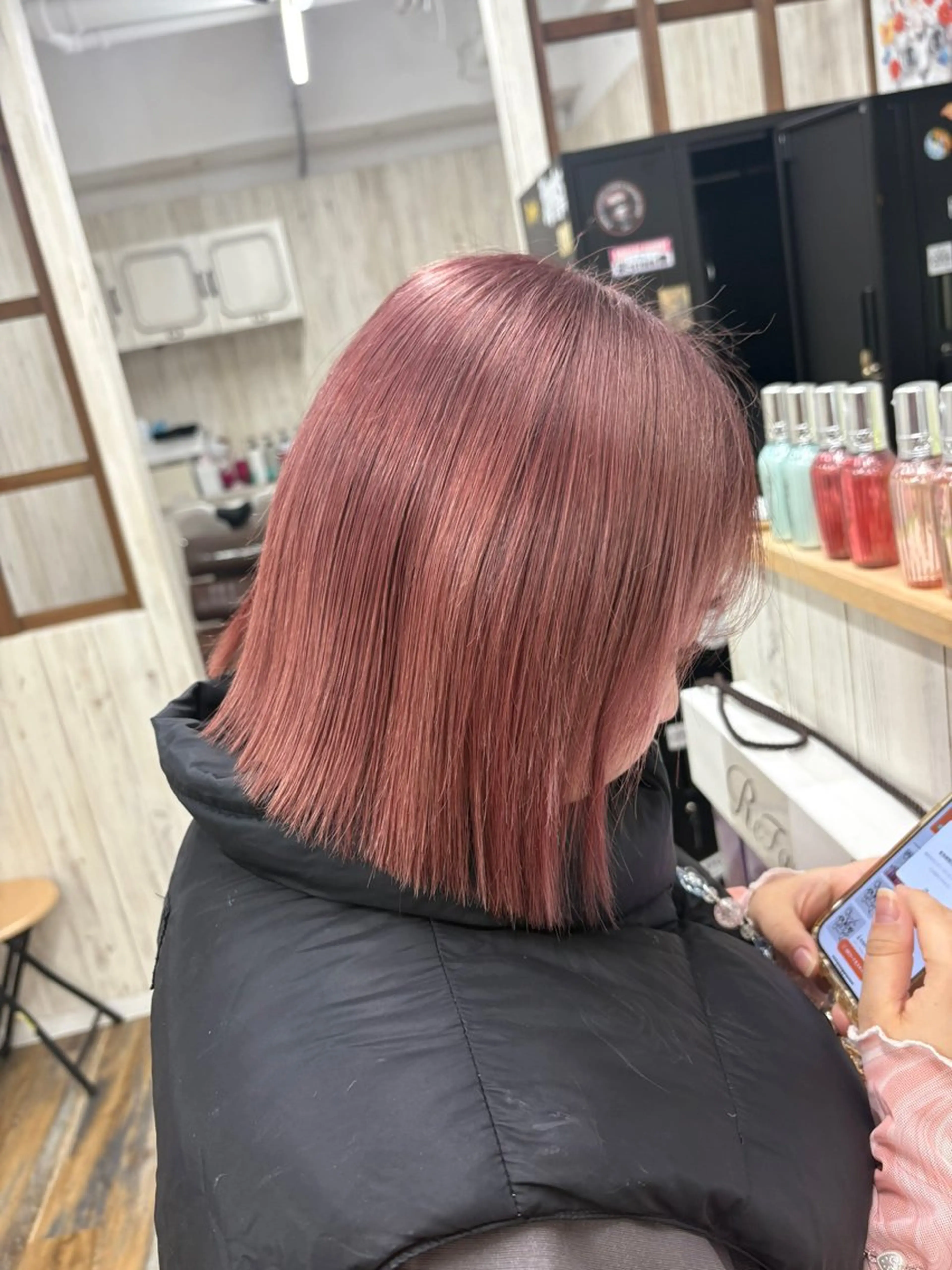 ショート カラー ピンクカラー HAIR STUDIO ONE藤沢店【ヘアスタジオワン】所属・亀井 蘭乃のヘアスタイル