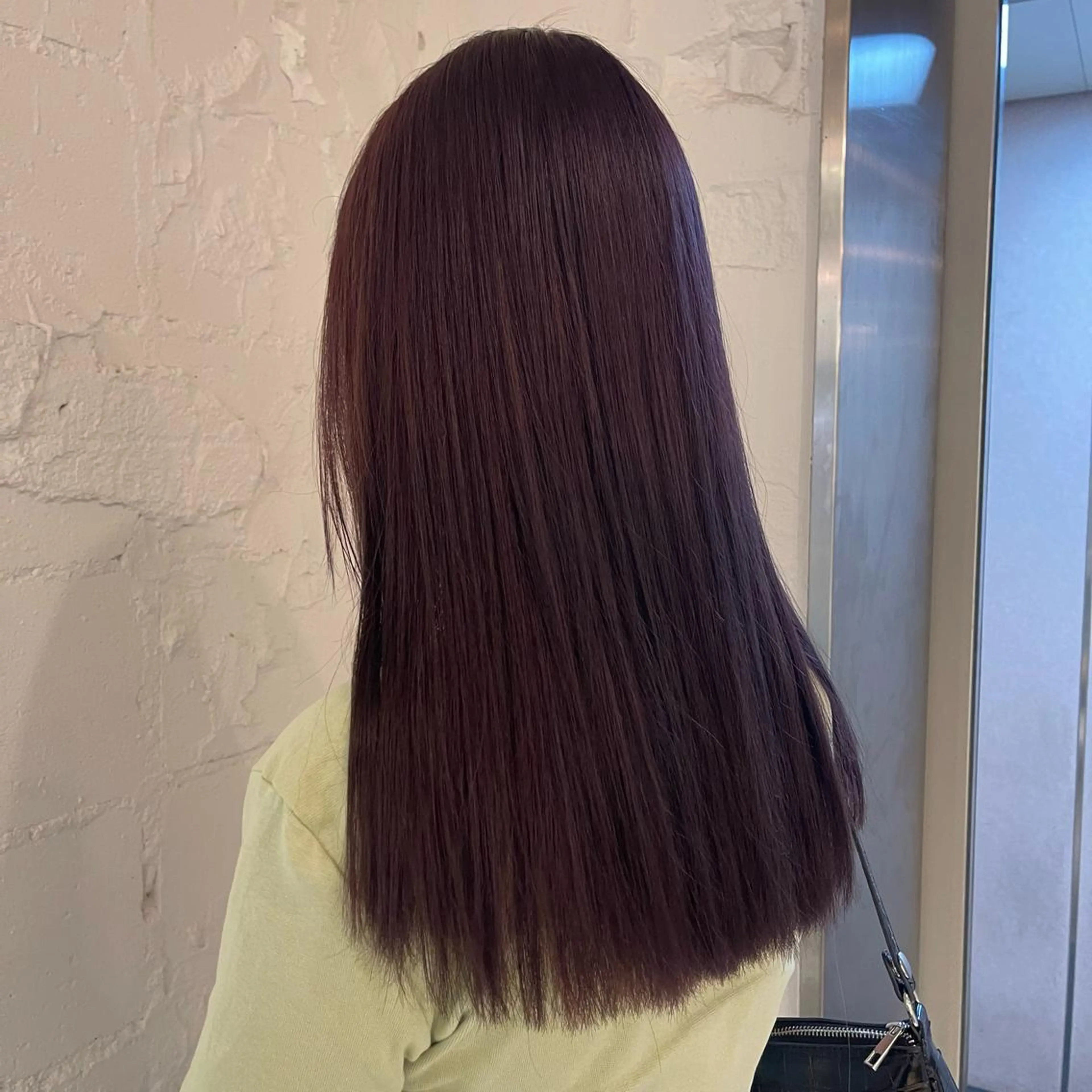 ロング カラー ヘアカラー トリートメント lunty miichiのヘアスタイル