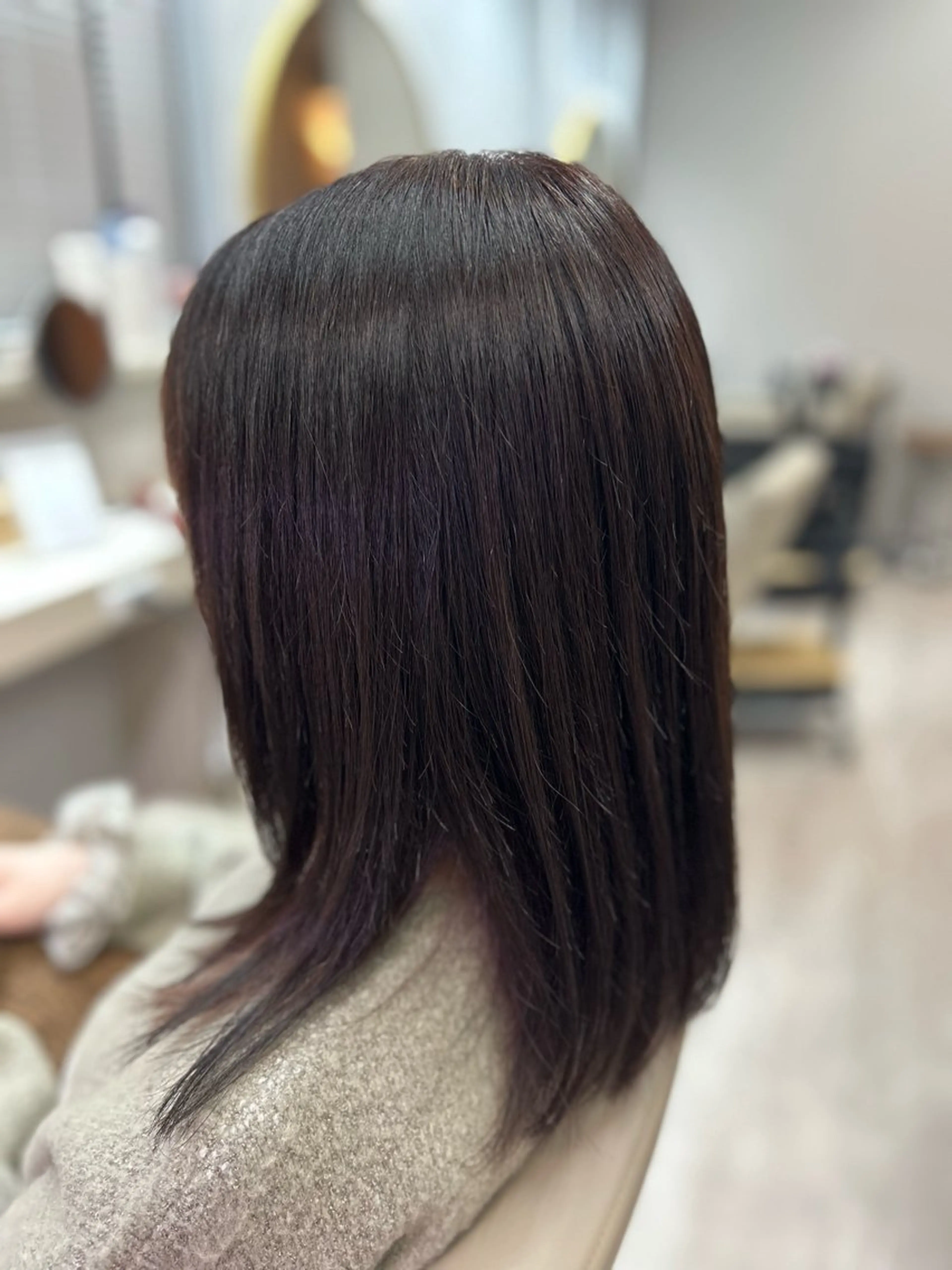 セミロング カット ヘアカラー 池田 太一のヘアスタイル