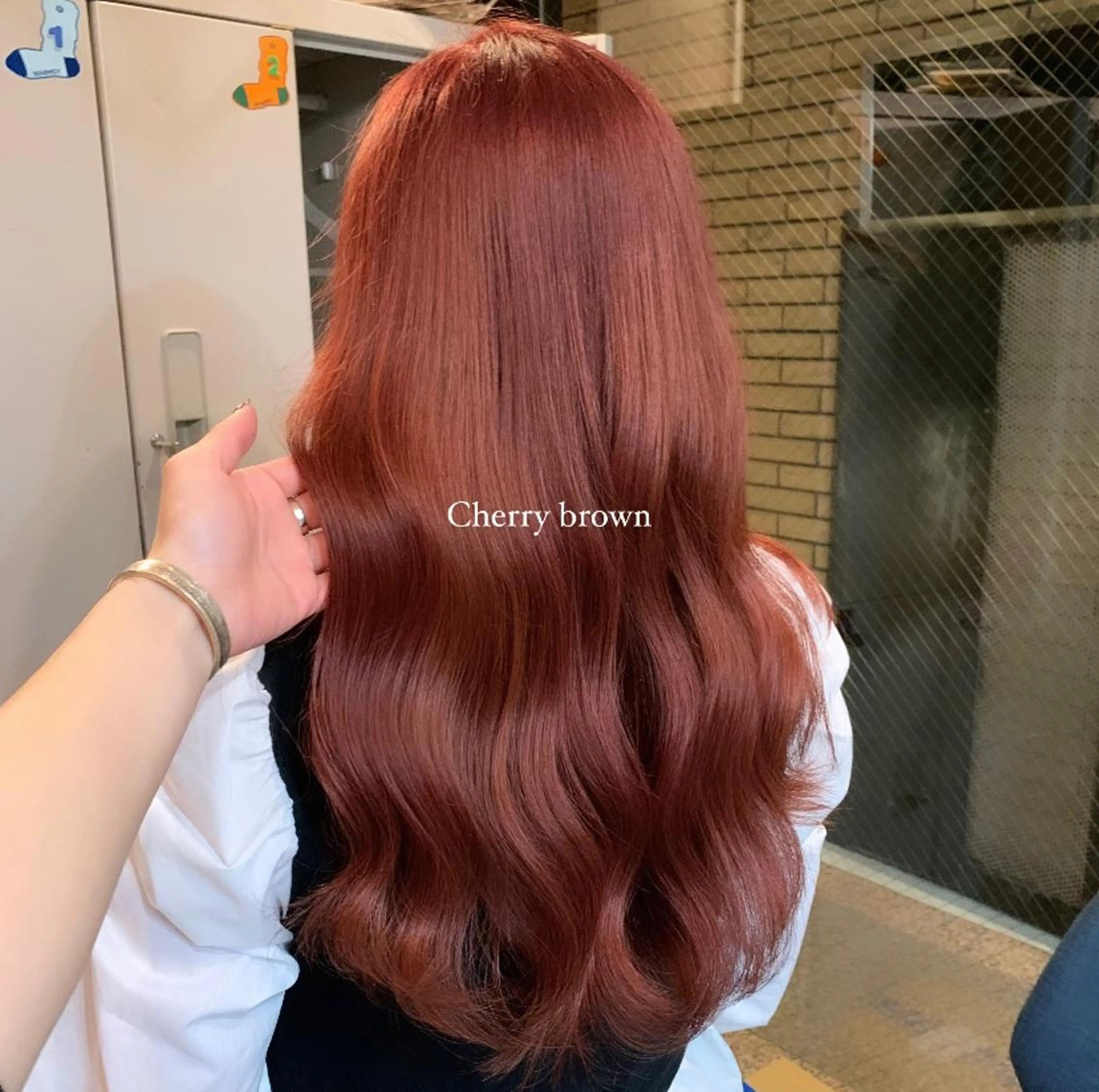 ロング カラー ダブルカラー LAFF きよののヘアスタイル