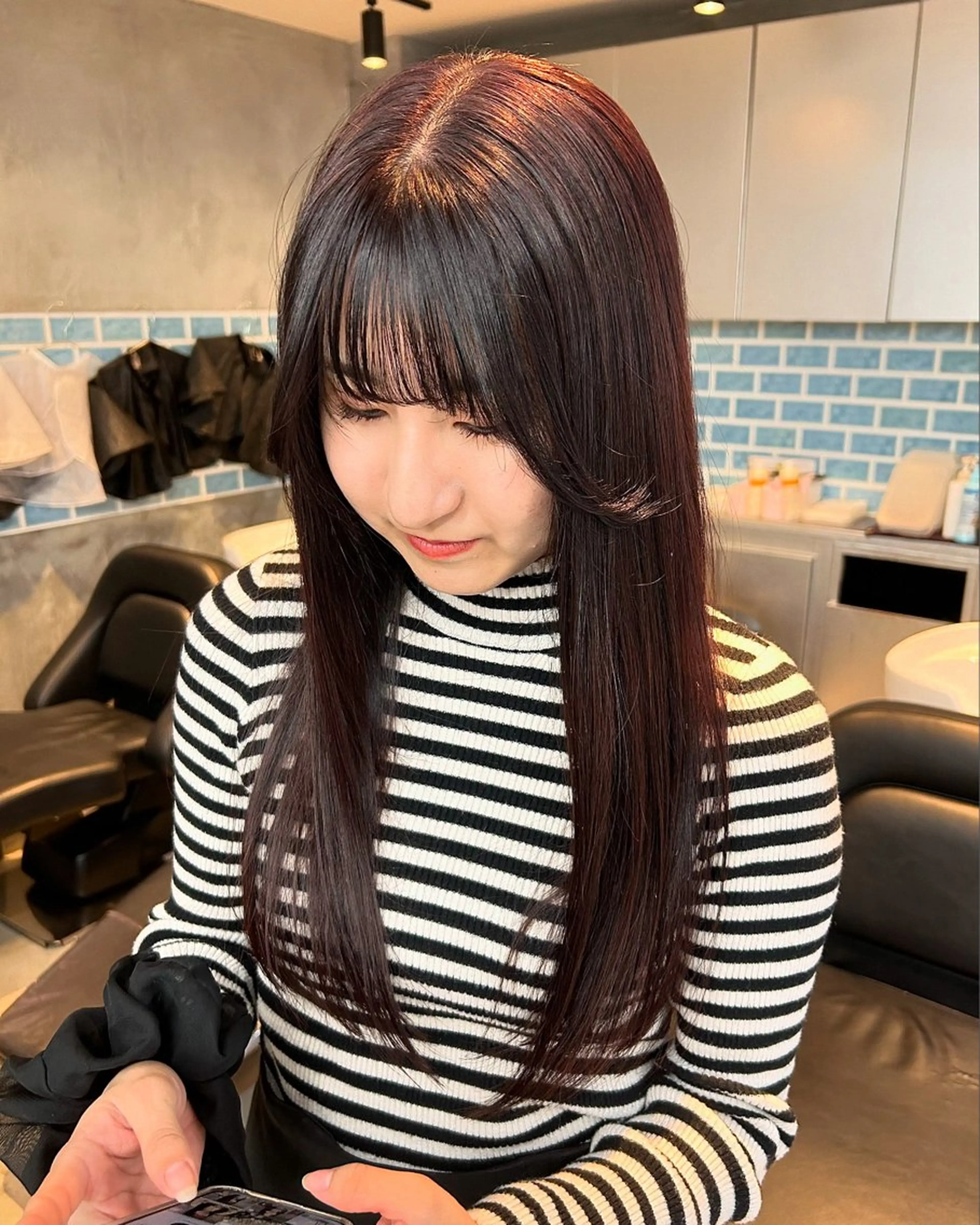 ロング カラー VIE表参道所属・艶感カラー/縮毛 矯正/りょお🫧のヘアスタイル