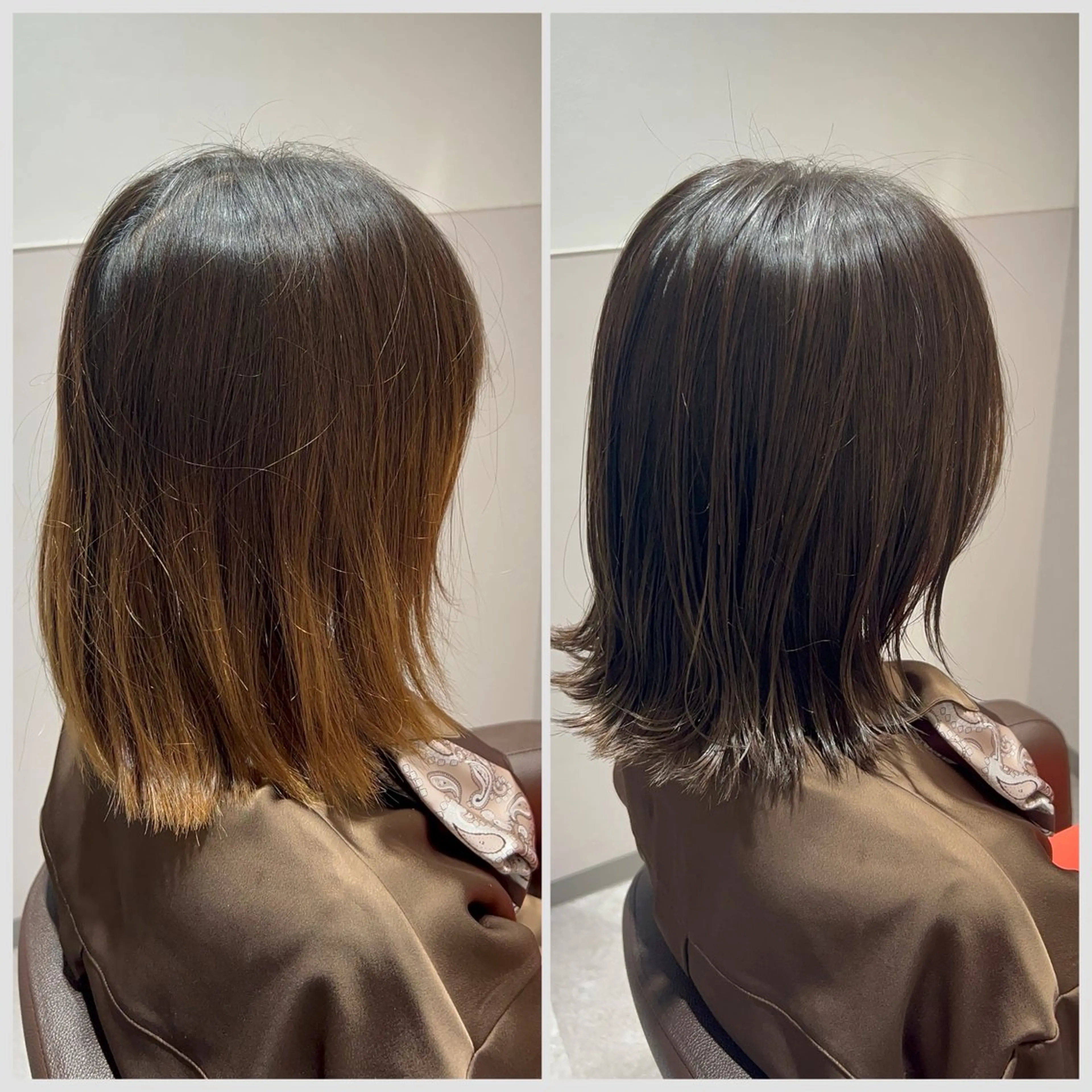 ミディアム カラー カット ヘアカラー SALOWIN 神戸三宮店所属・【三宮/ブリーチ なしカラー】高田祐也のヘアスタイル