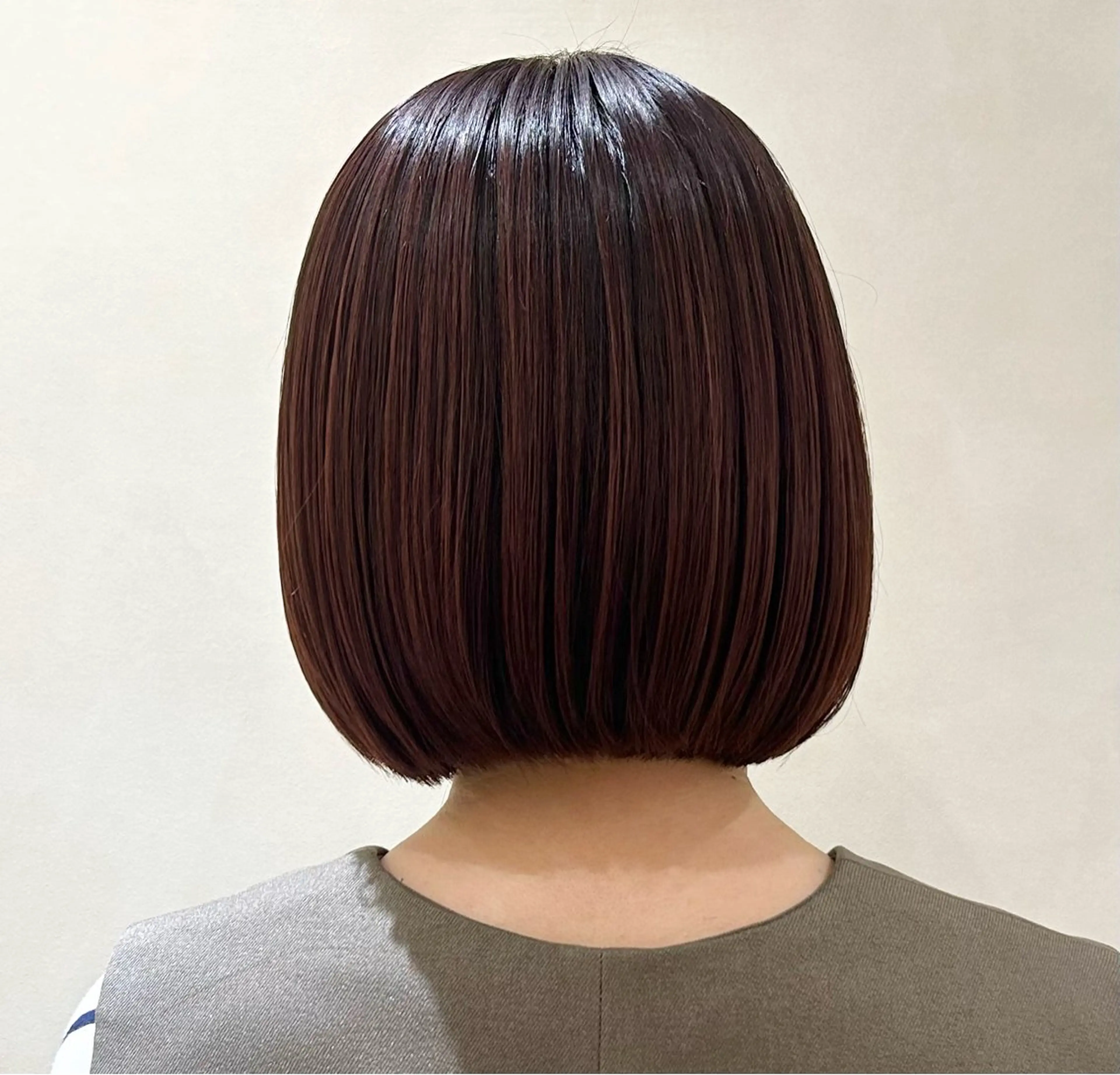 ミディアム レッドブラウン ナチュラル🪴抜け感 🫧sonokoのヘアスタイル