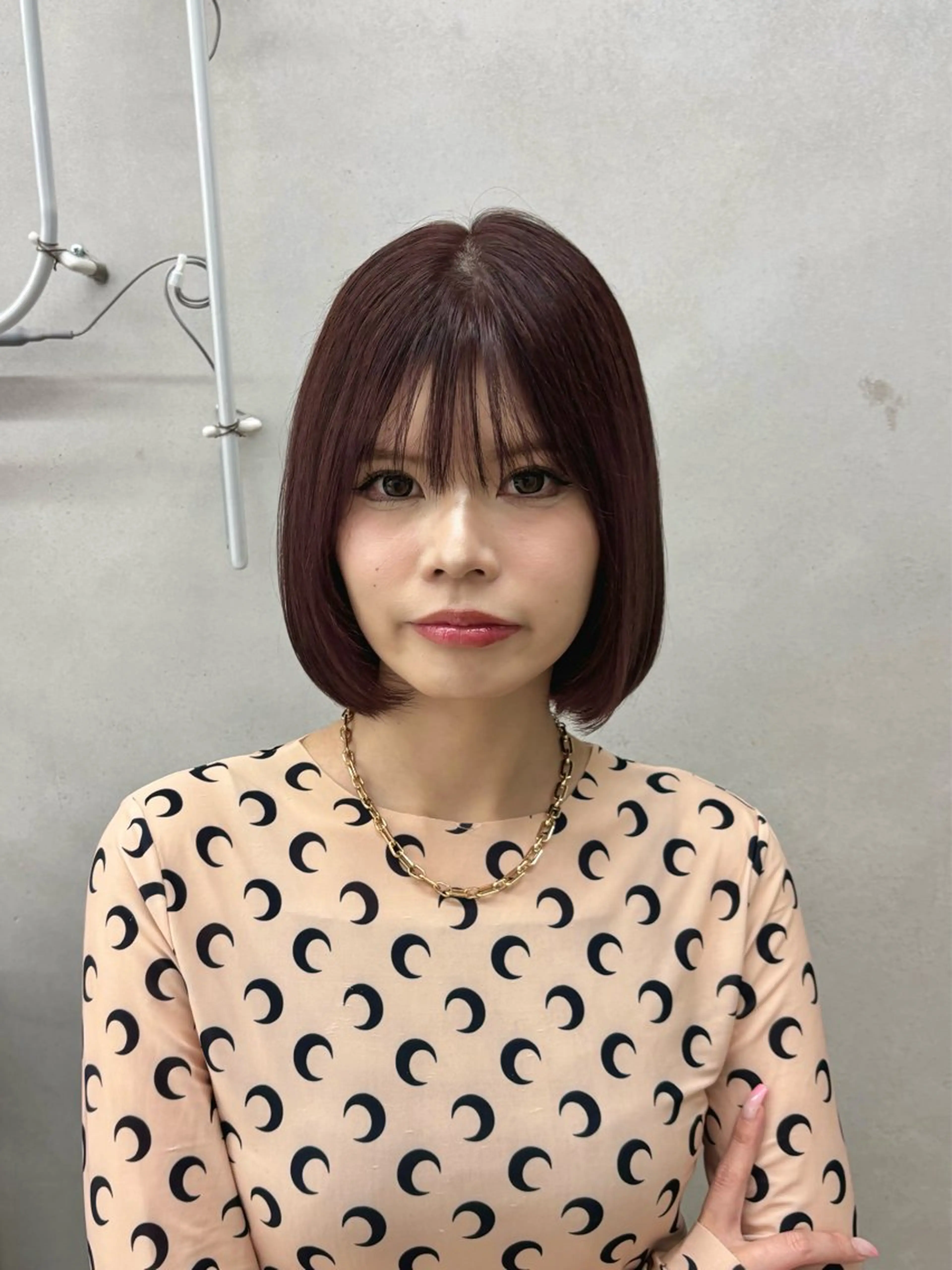 ショート ヘアカラー トリートメント 谷井 実結樹のヘアスタイル