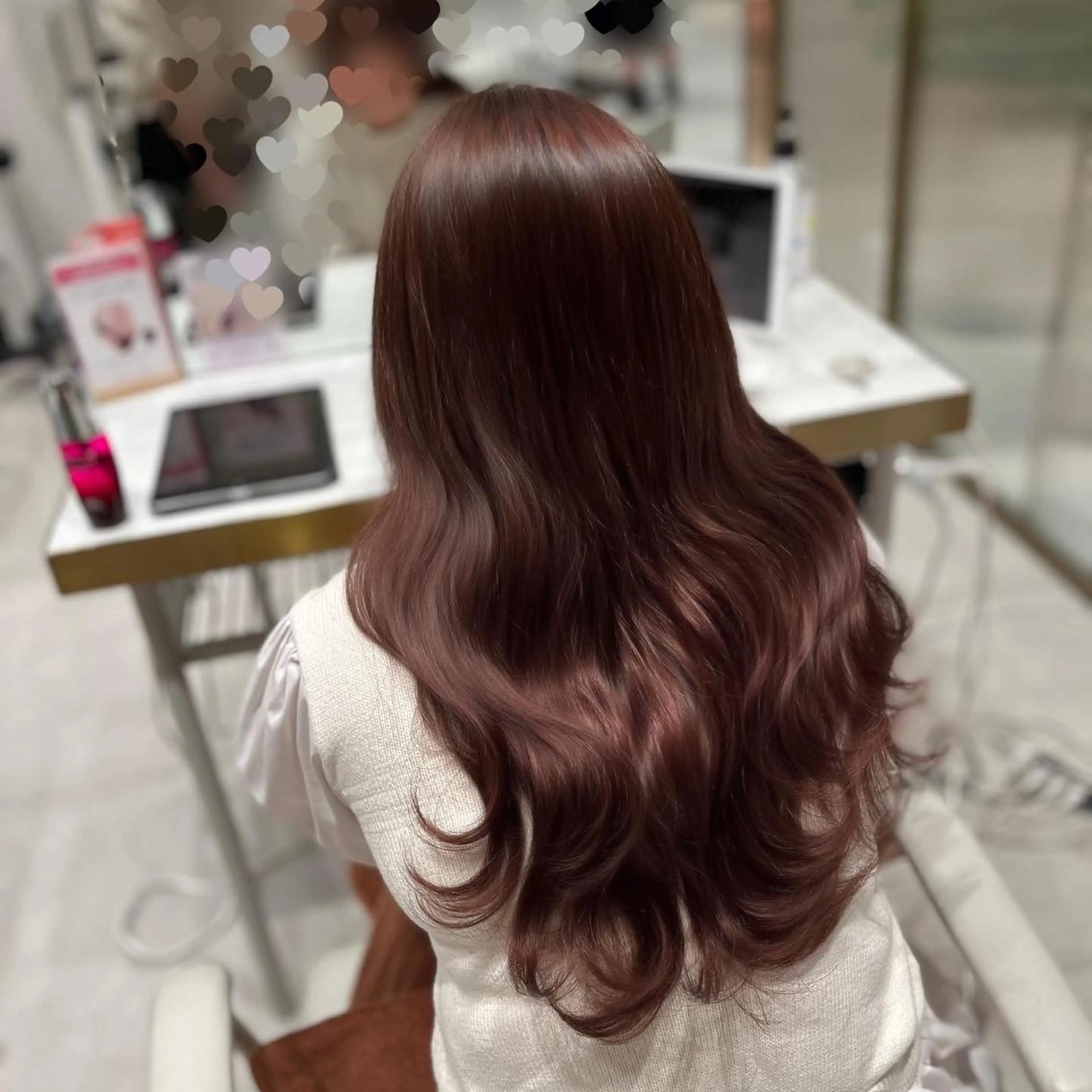 ロング カラー 赤羽今日子/レイヤー /盛れる顔まわりのヘアスタイル