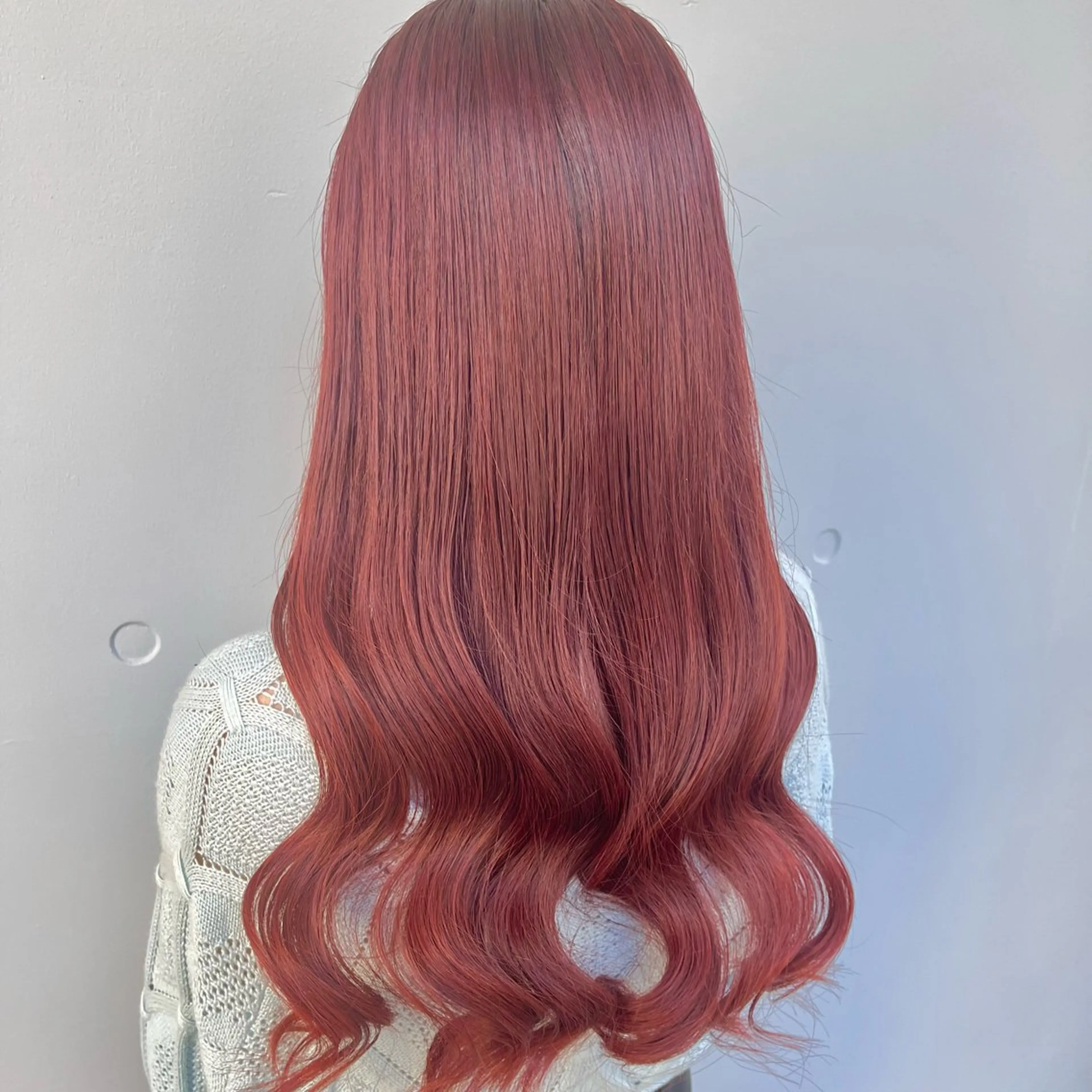 ロング カラー ブリーチ カシス ダブルカラー ブリーチなしカラー ピンクカラー ヘアカラー トリートメント 藤澤 夏実/インナーカラーのヘアスタイル
