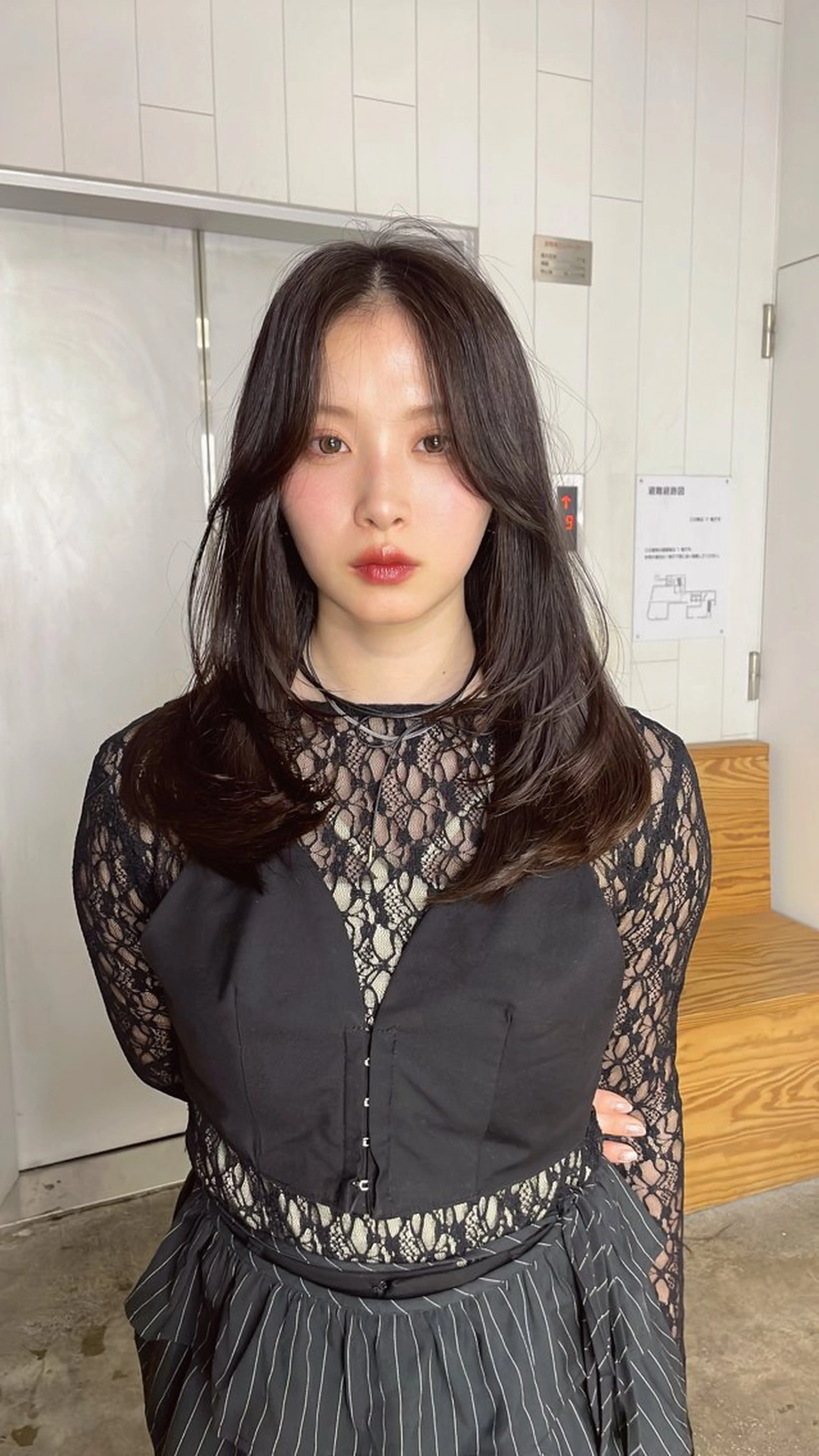 ミディアム ALBUM銀座‪‪ RURUKA‪‪❤︎のヘアスタイル