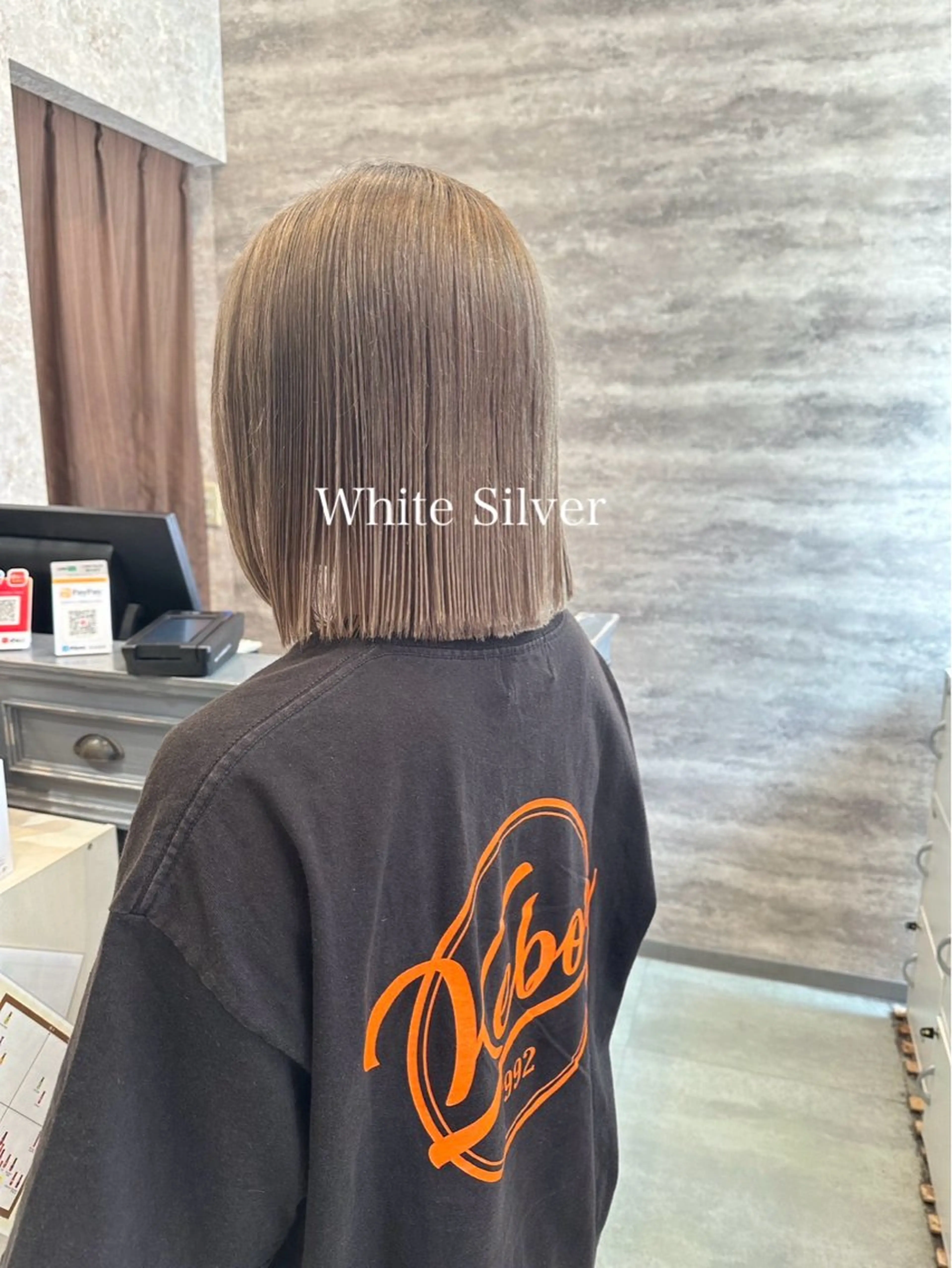 ミディアム カラー ベージュカラー ブリーチ ブルーカラー ダブルカラー グラデーションカラー 💈Blanco💈 カラー&ケア🌈のヘアスタイル