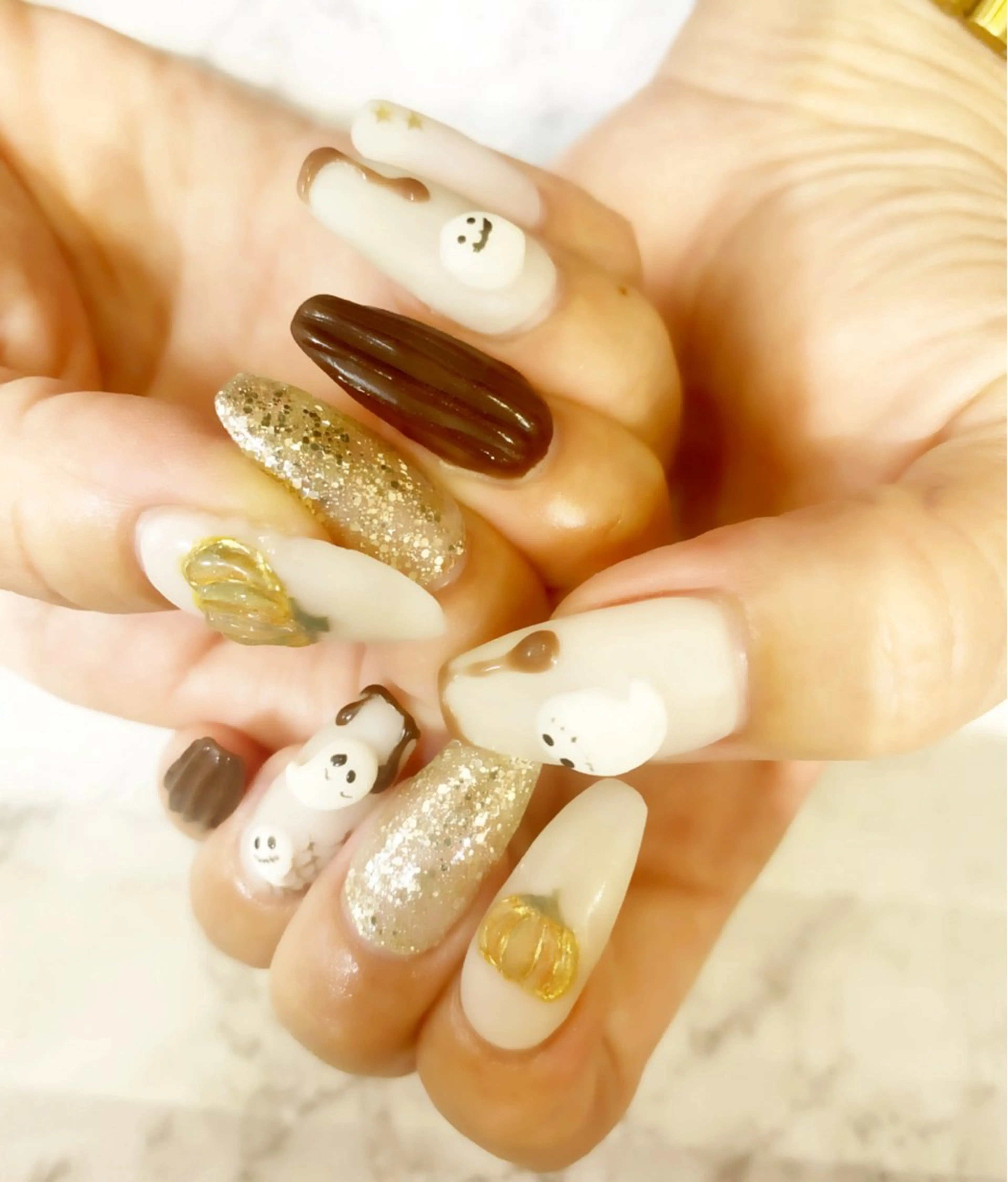 ネイル ハロウィン ハンドネイル ネイルサロン nail_upのネイルデザイン