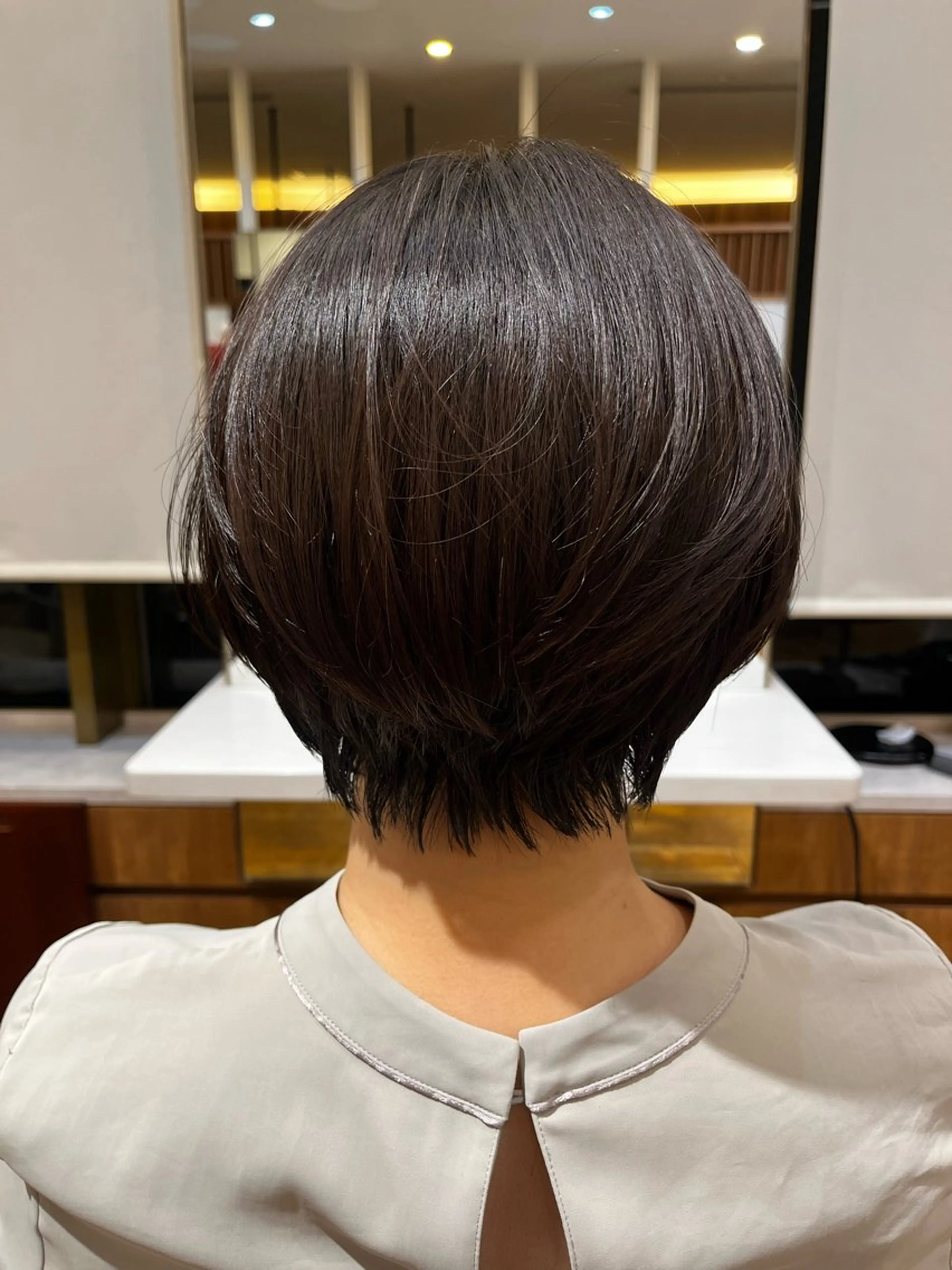 ショート 田内 満里奈のヘアスタイル