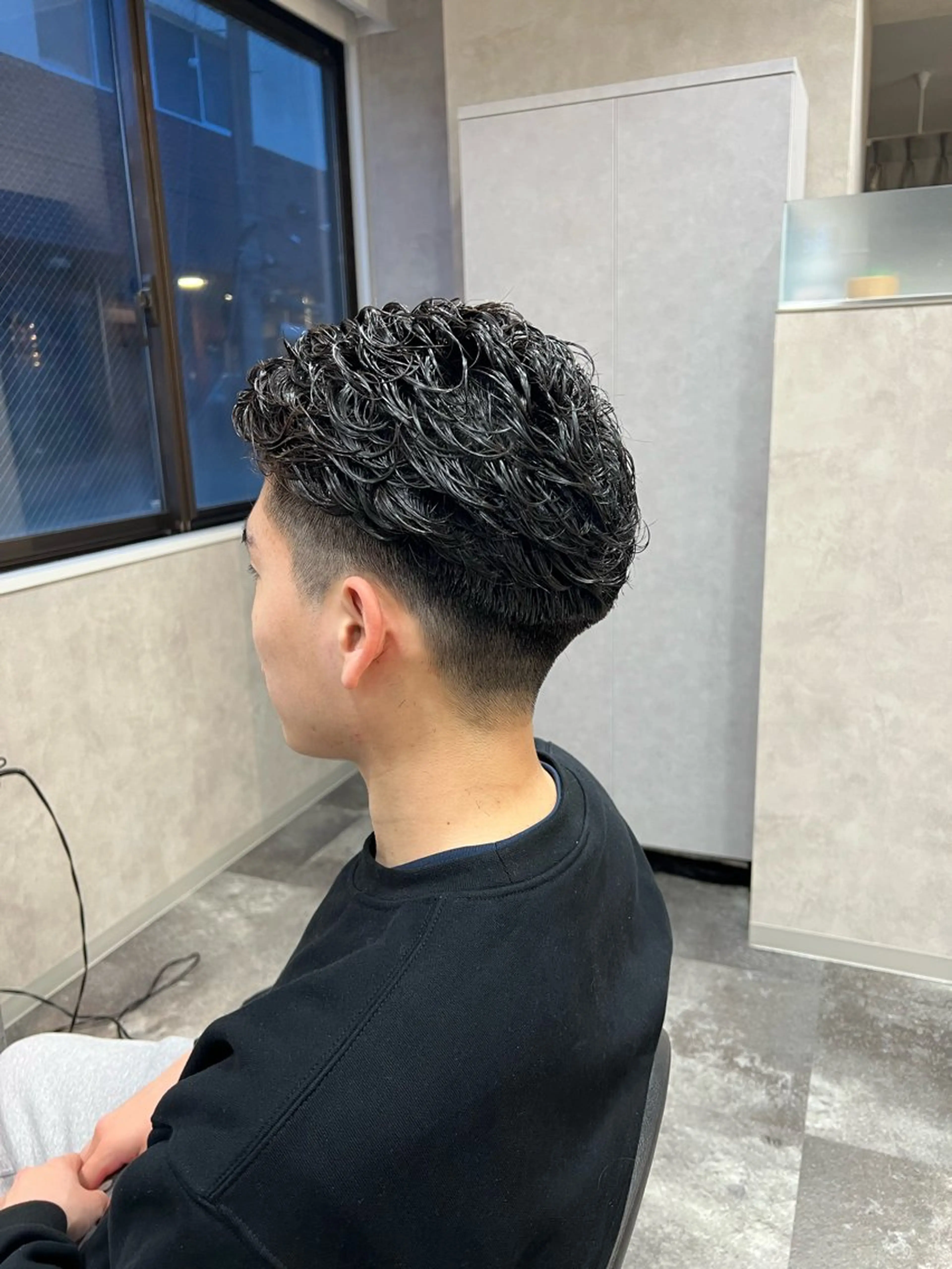 ショート パーマ ヘアアレンジ メンズ メンズパーマ カット パーマ メンズ特化/カラー/ パーマ/ケイシンのヘアスタイル