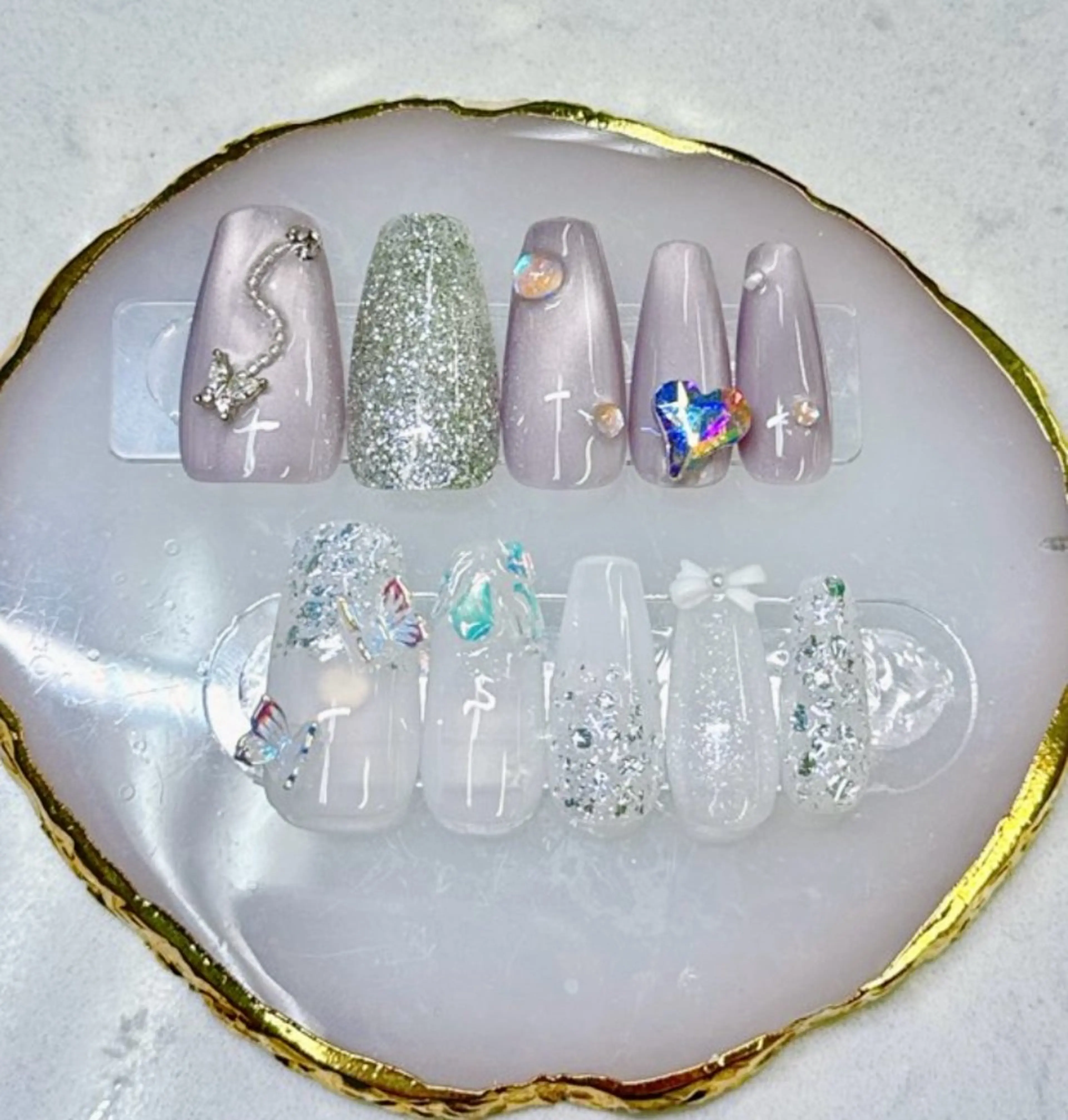ネイル アートネイル べっ甲ネイル ボルドー ドット フットネイル ハンドネイル クイーンズネイル銀座所属・中山 芳美のネイルデザイン