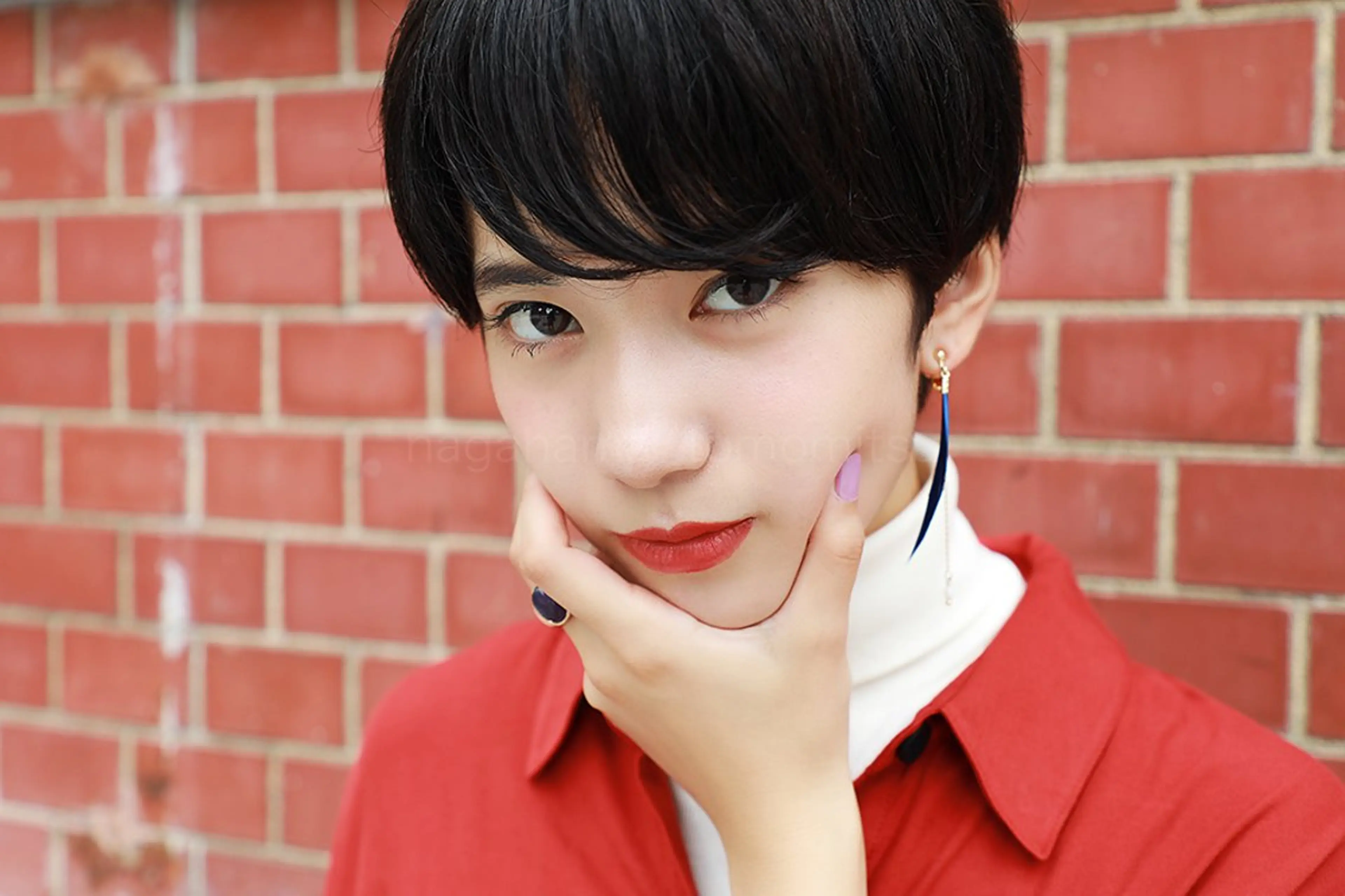 似合わせショートカット➕艶カラー➕内部補正トリートメントの写真