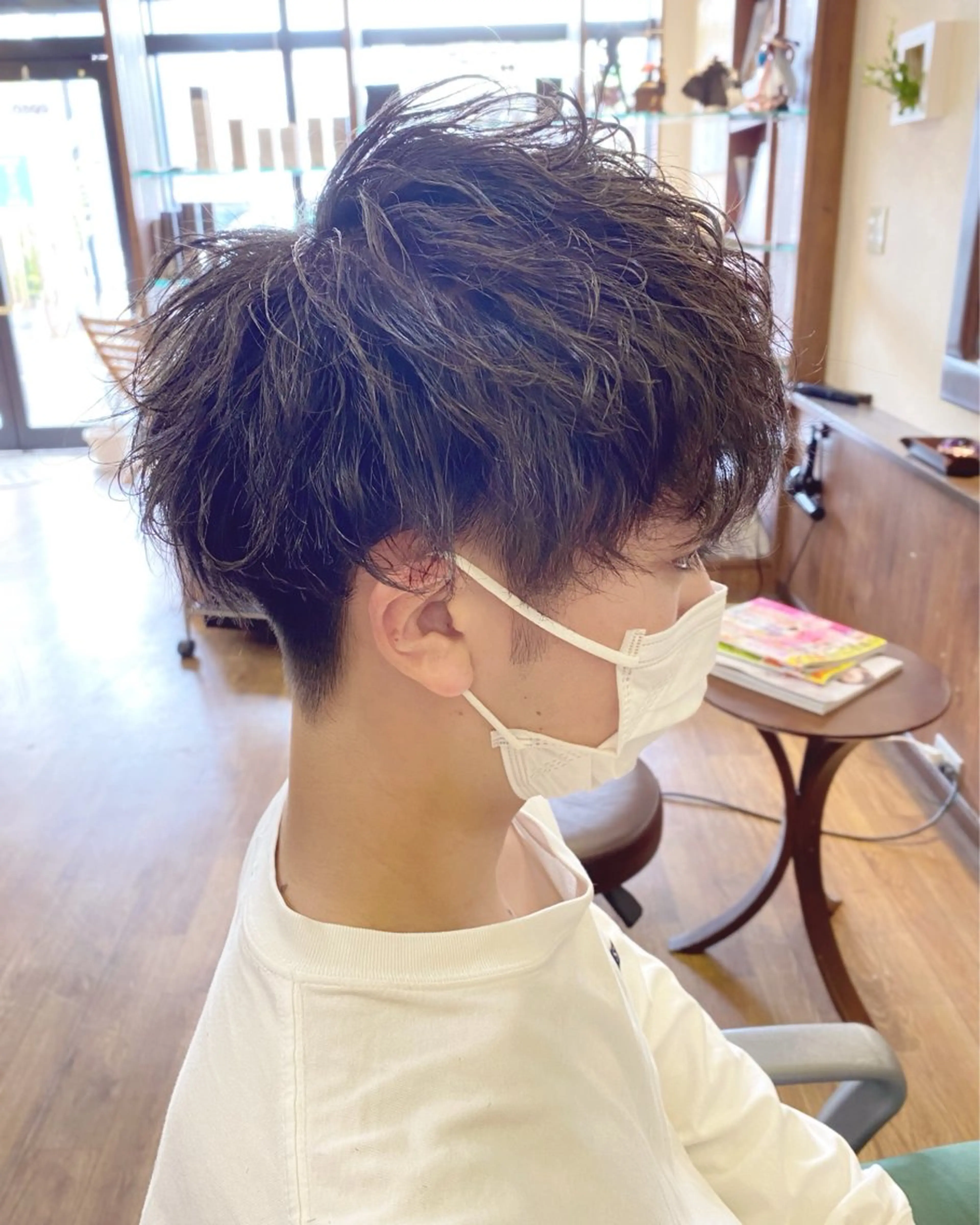 《ミニモ学割》ニュアンスパーマ➕メンズカットの写真