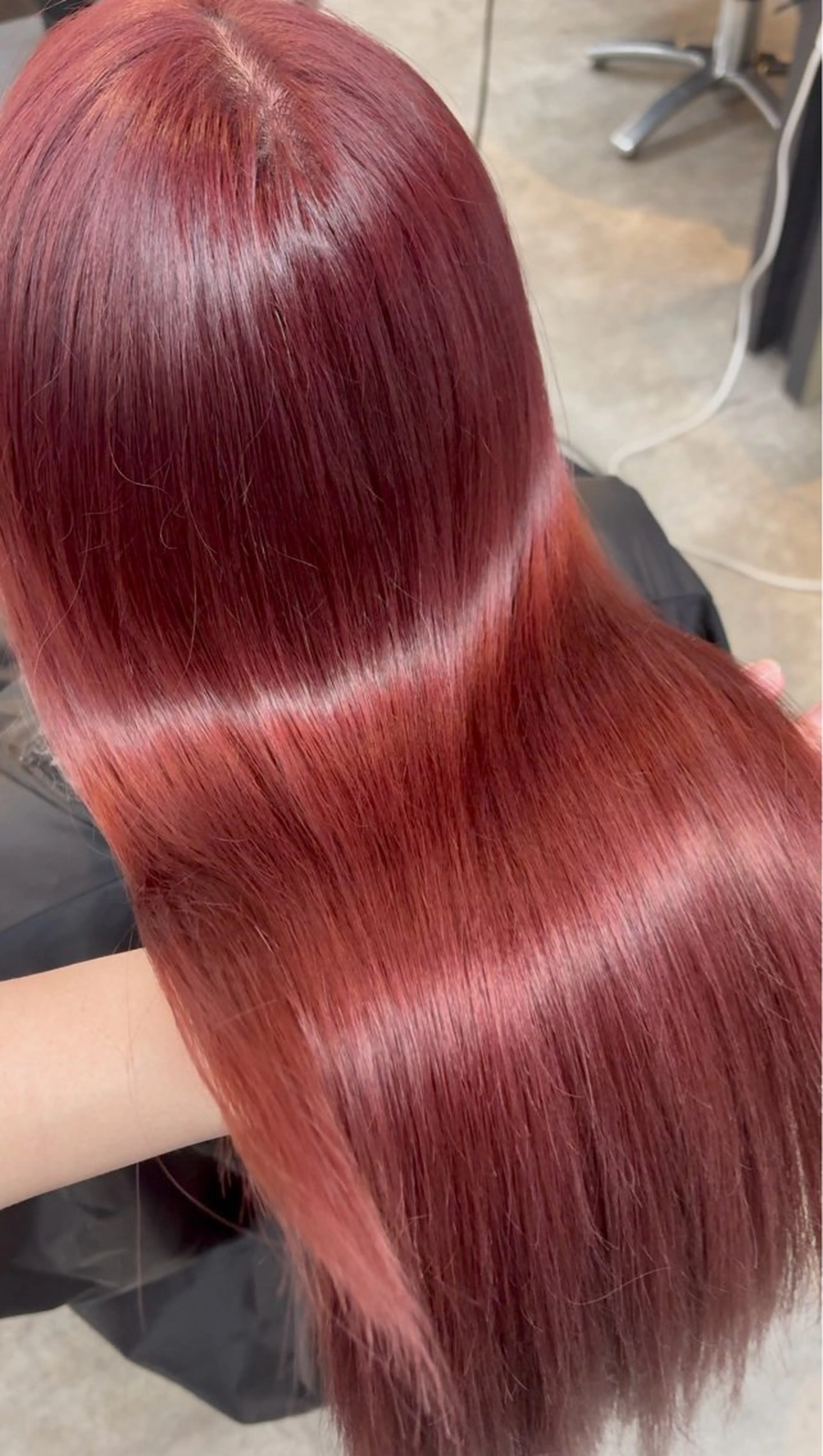 ロング カラー ブリーチ ピンクカラー ヘアカラー トリートメント kanato🇰🇷 【札幌韓国ヘア】のヘアスタイル