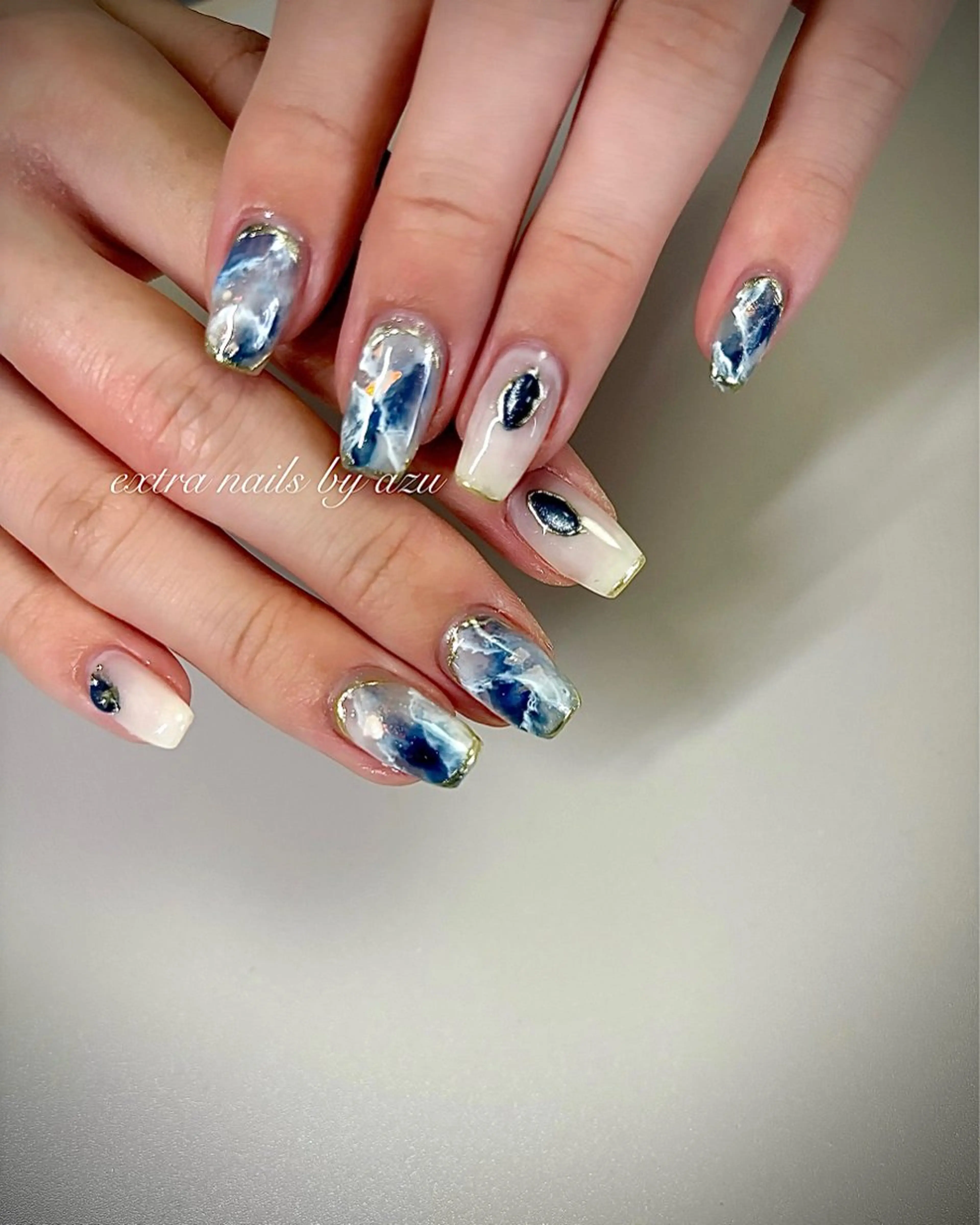 ネイル ニュアンスネイル ハンドネイル extranails ／lemellaのネイルデザイン