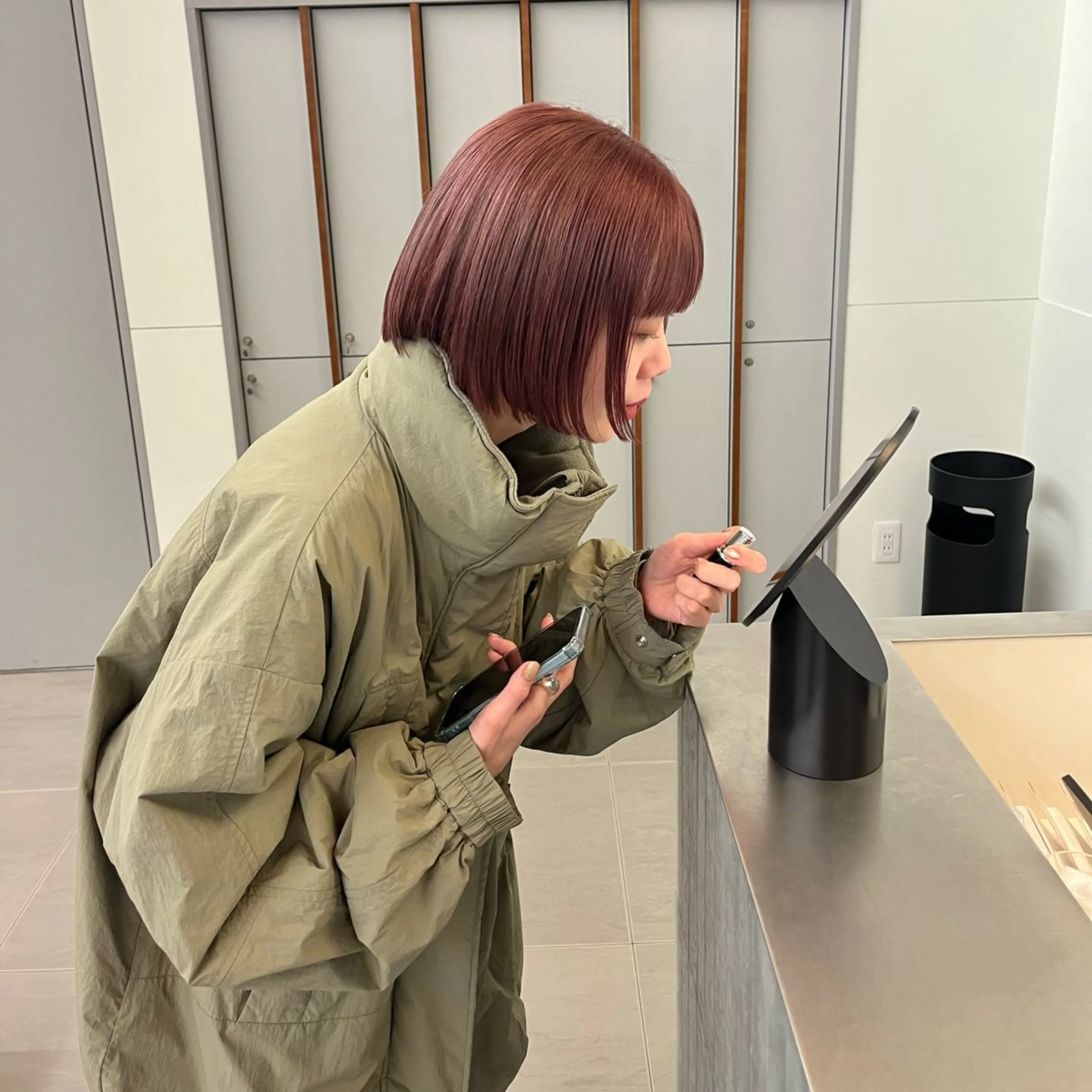 ショート カラー ベージュカラー ブリーチ 透明感カラー ダブルカラー トリートメント カット ヘアカラー トリートメント ブリーチ/レイヤー 🌻Mutsumiのヘアスタイル