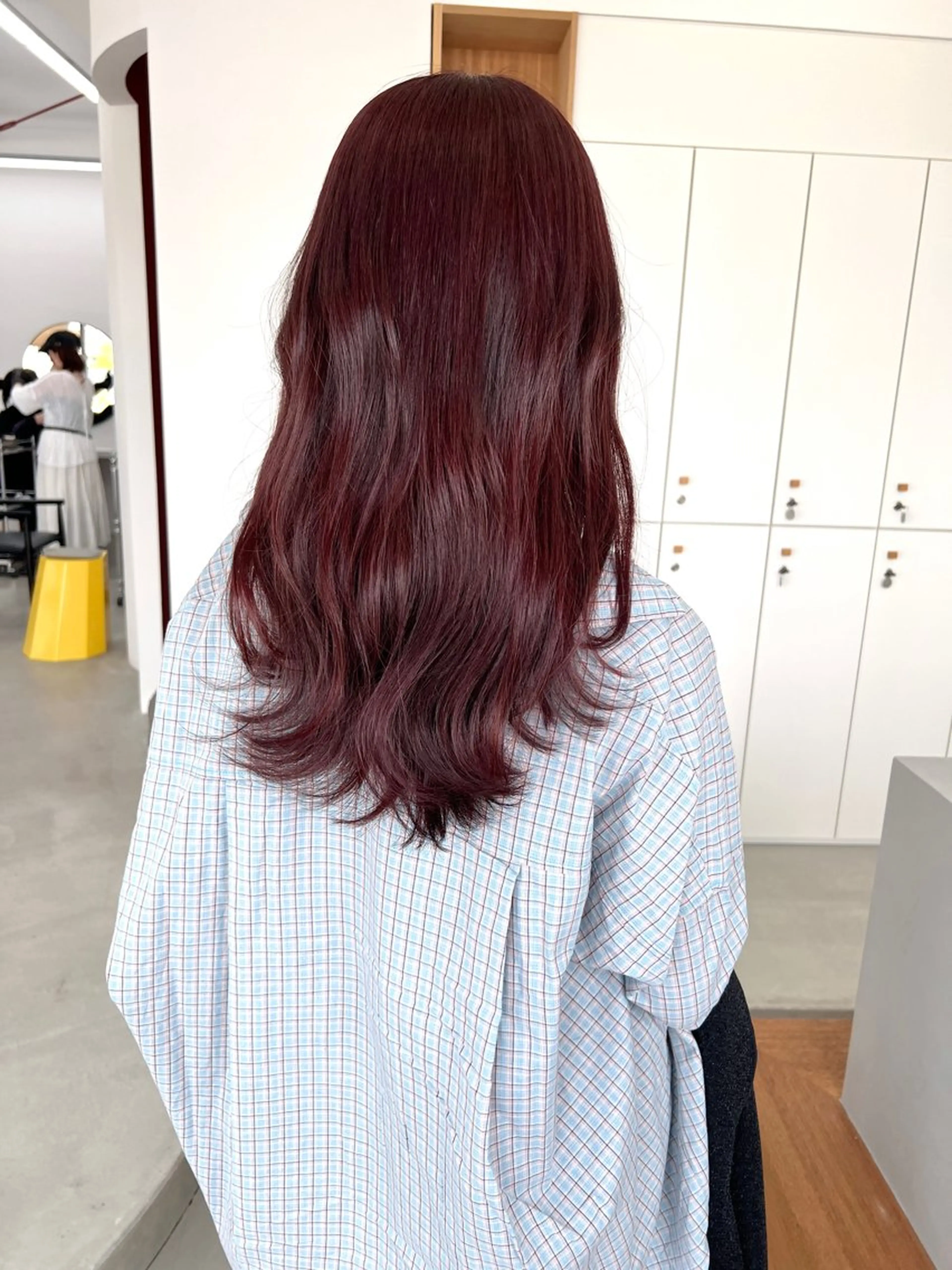 カット+ブリーチなしダブルカラー+トリートメント￥18900→￥16000の写真