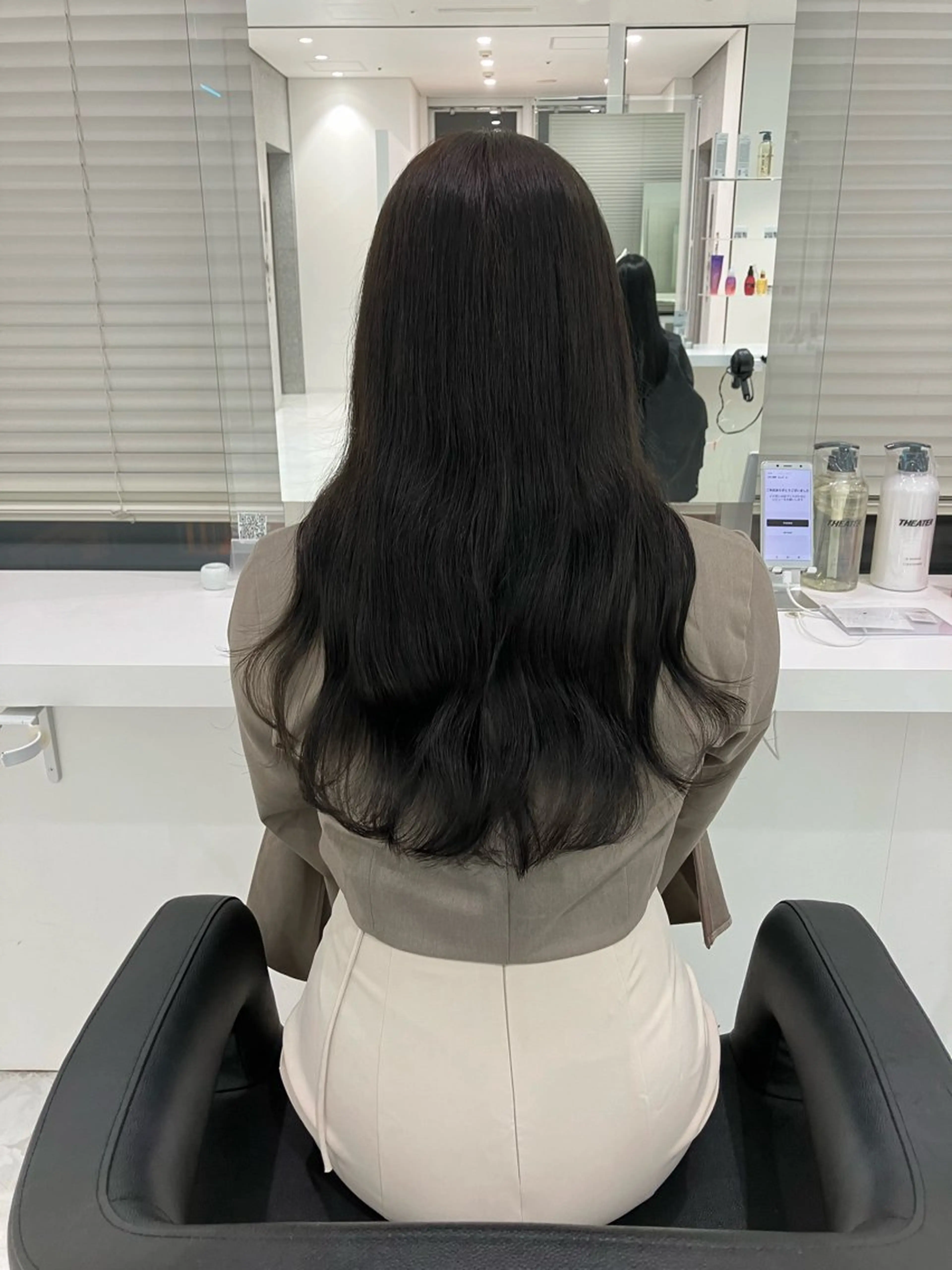 ロング カラー ヘアアレンジ 🫧透明感ラベンダー 似合わせ🫧あい🫧のヘアスタイル