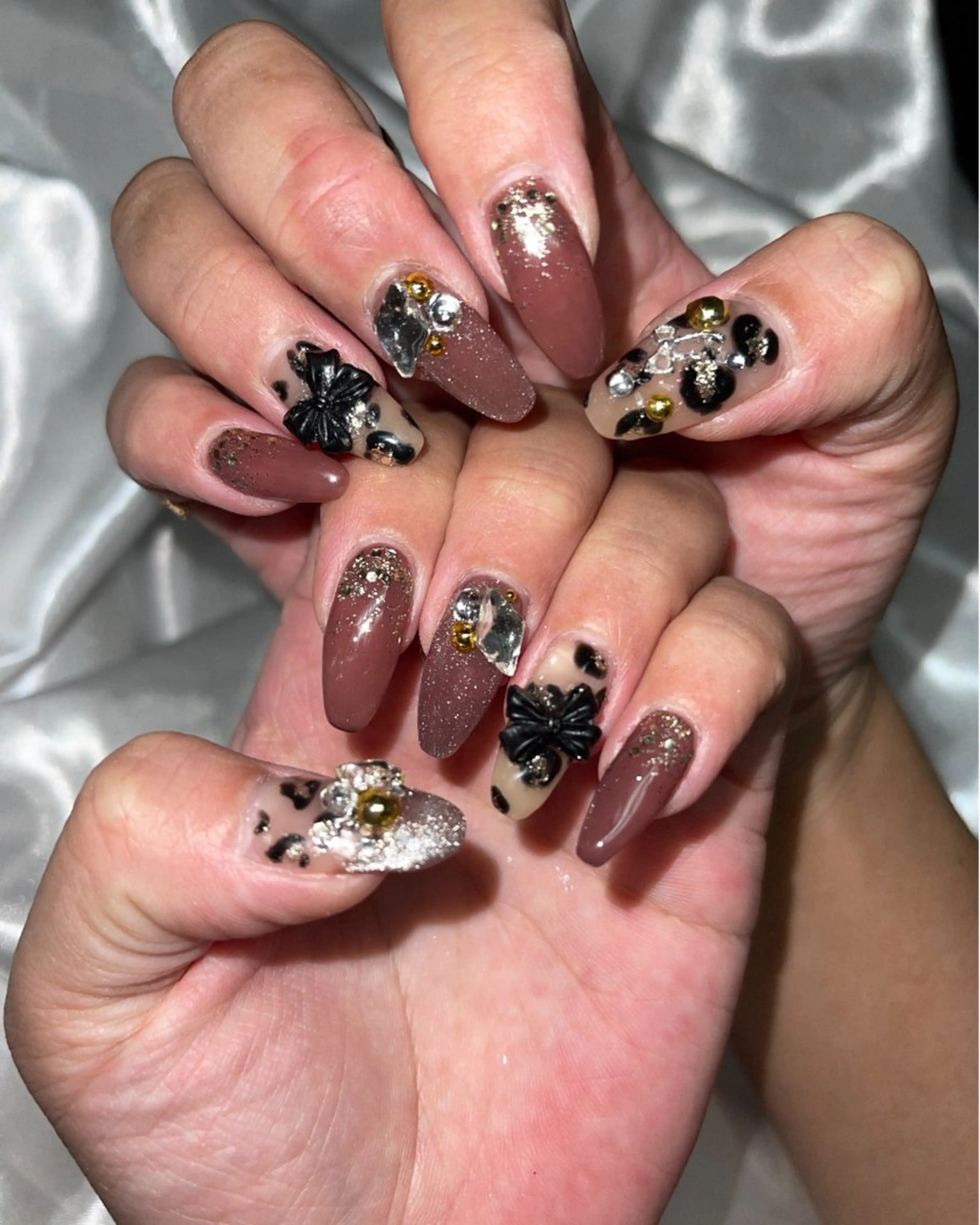 ネイル ブラウン CREA nailsalonのネイルデザイン