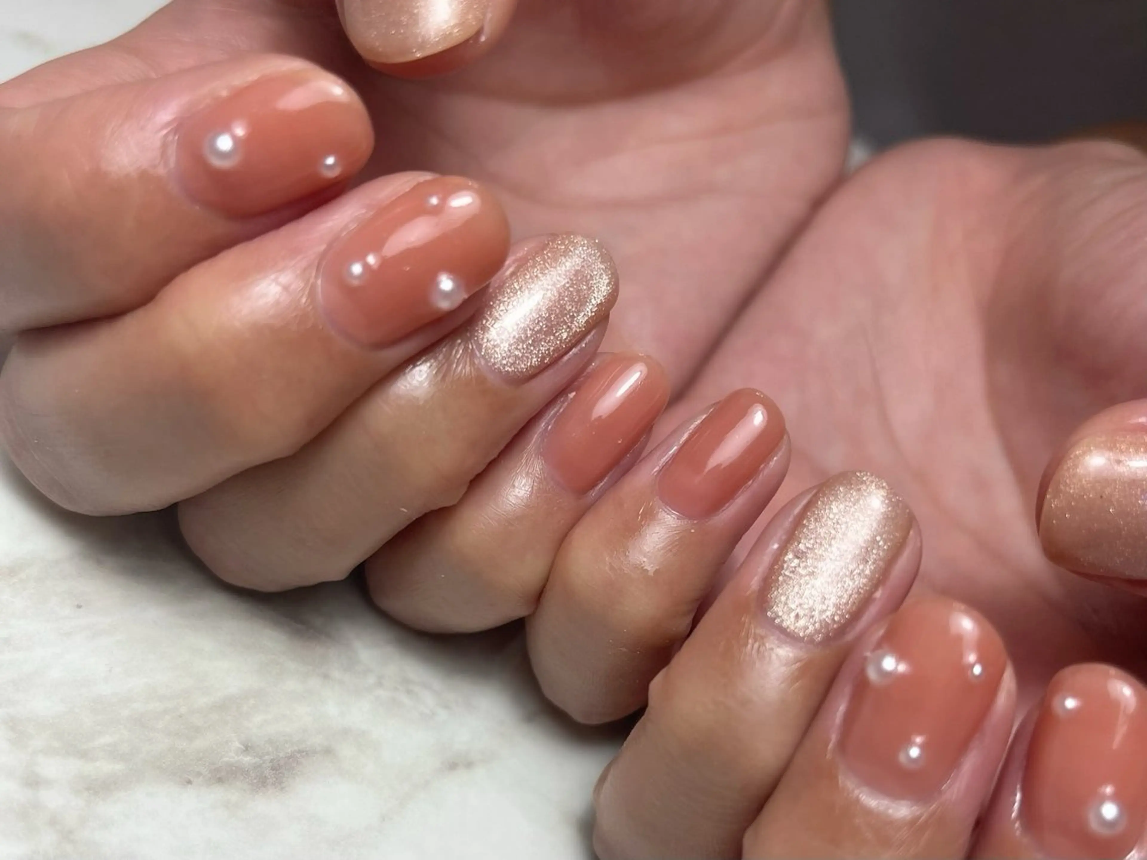 ネイル アートネイル シンプルネイル Nailist Yurinaのネイルデザイン