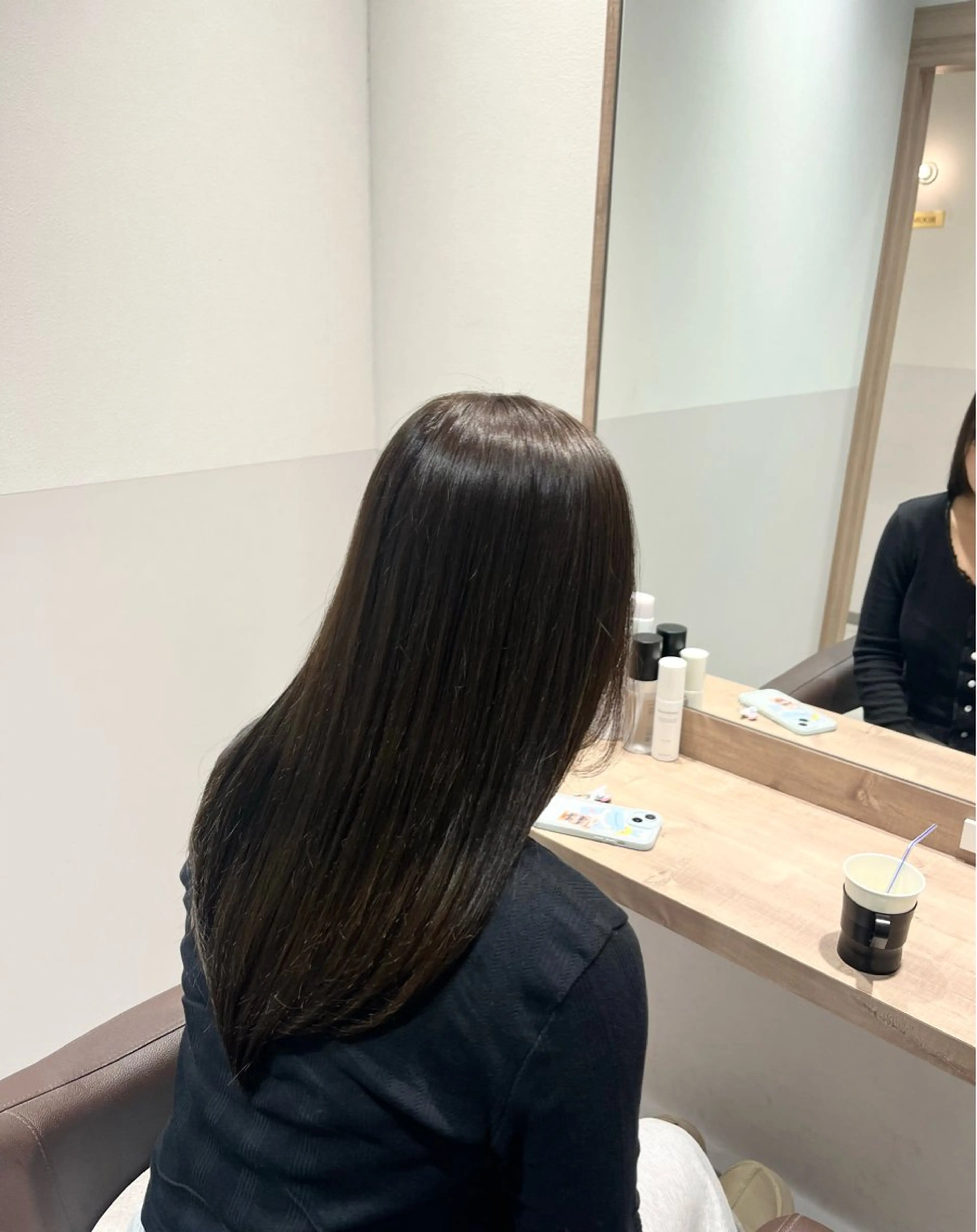 ロング カット ヘアカラー SALOWIN大宮crest所属・艶透明感カラー/レイ ヤー🌻/rioのヘアスタイル