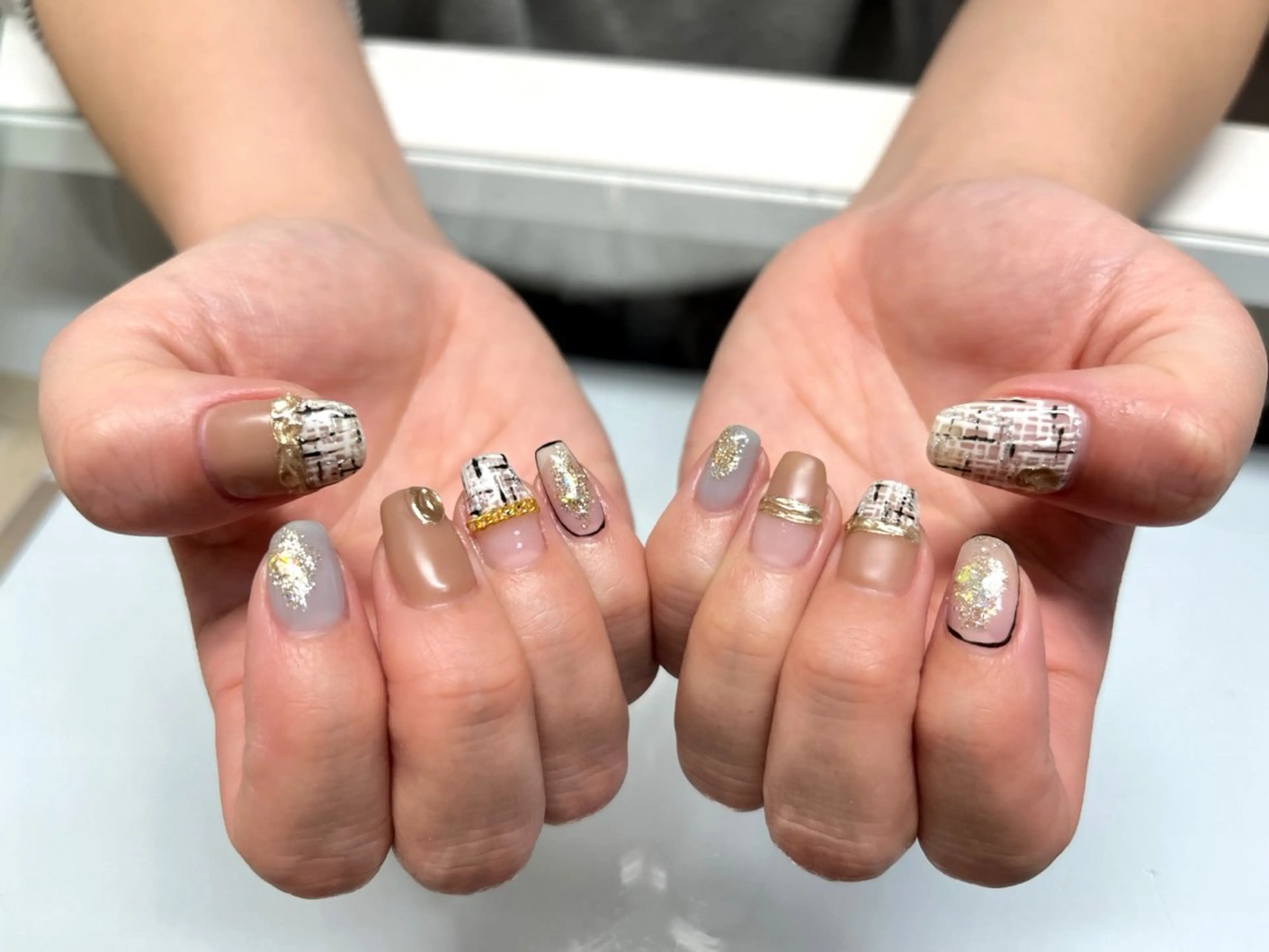 ネイル ハンドネイル デ・アイム赤城所属・ナリス化粧品🌹 saoriのネイルデザイン