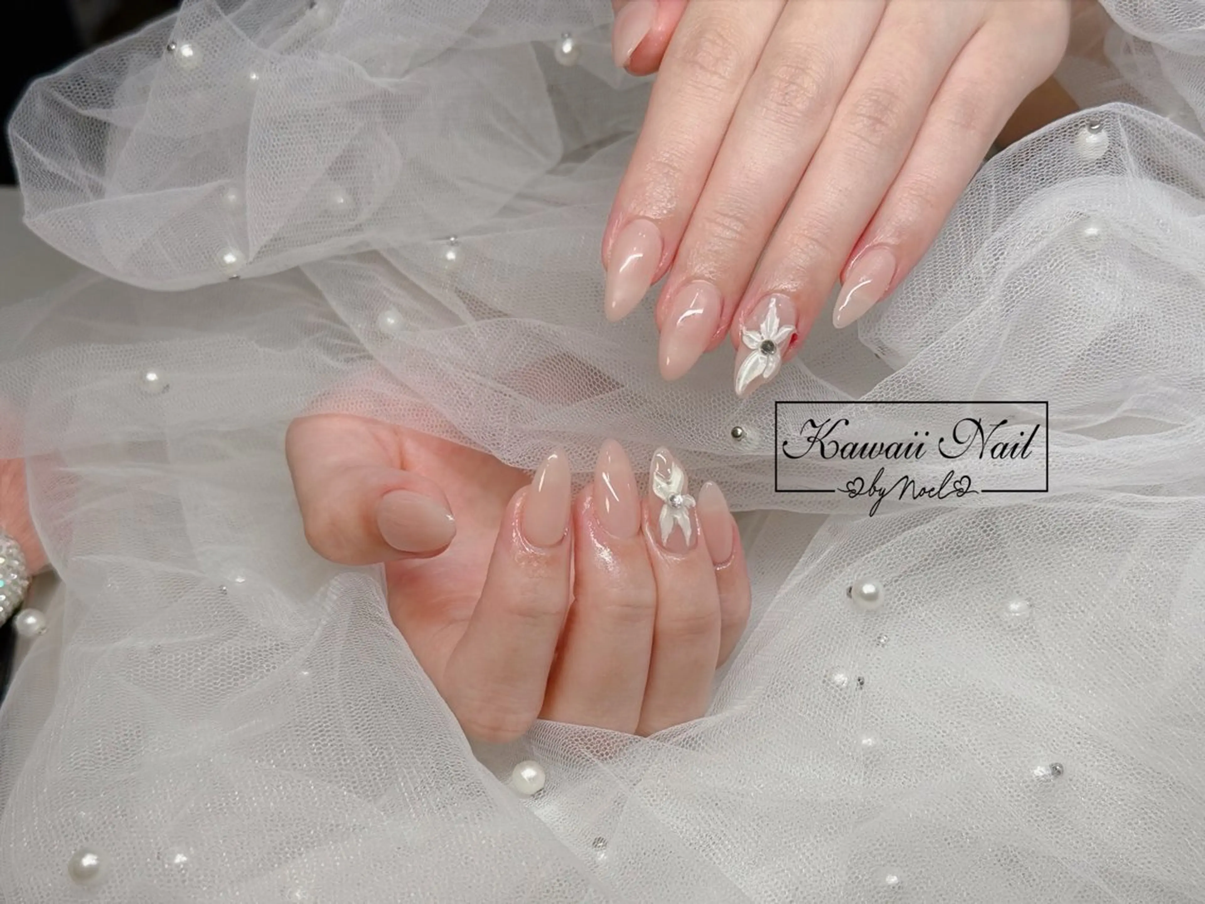 ネイル アートネイル フットネイル フレンチネイル ジェルネイル 韓国ネイル ハンドネイル フットネイル ハンドケア Kawaii Nail Salon所属・Kawaii-jp Tomisatoのネイルデザイン