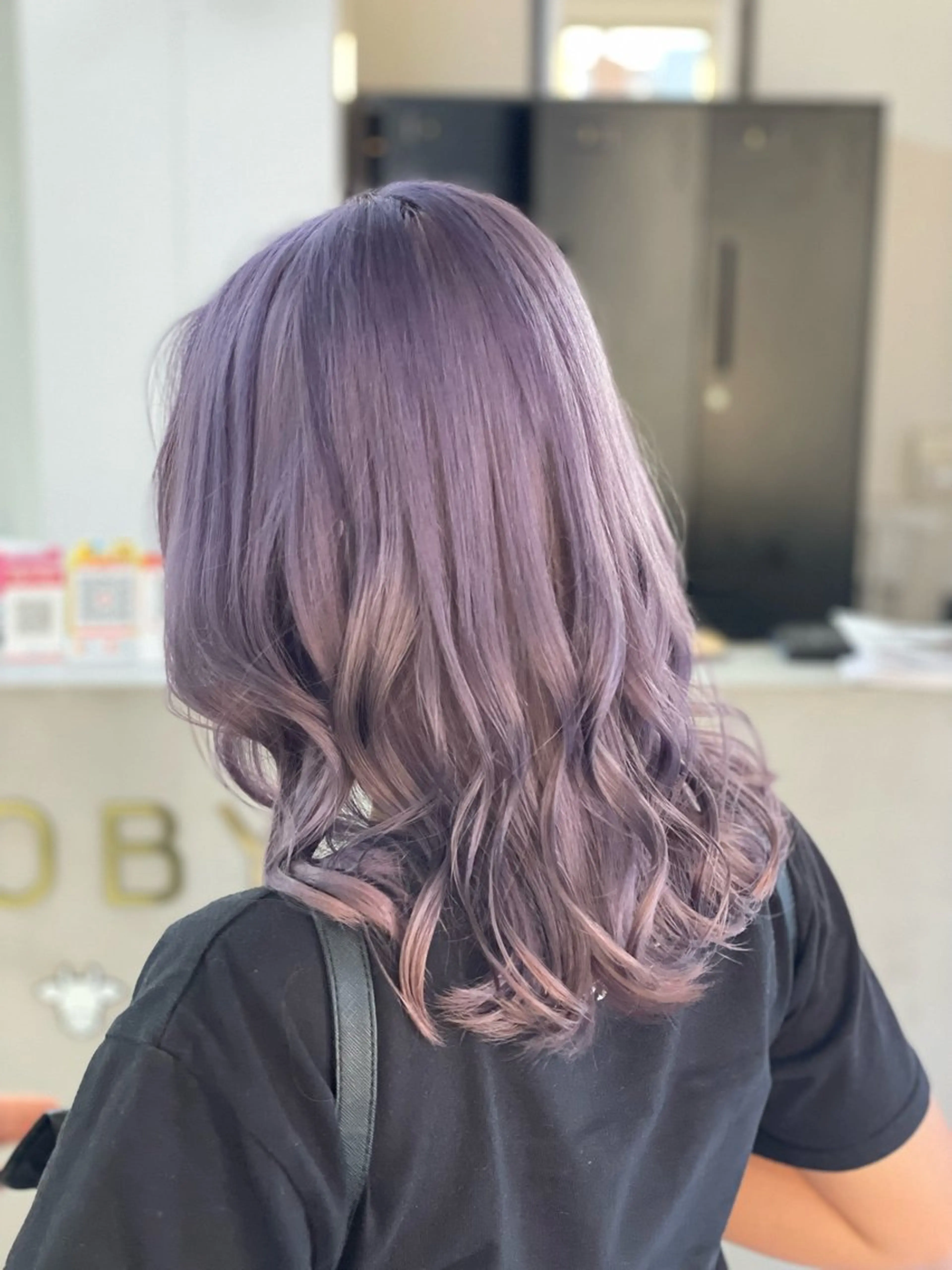 ミディアム カラー ブリーチ ラベンダーカラー LOBY浦添店所属・LOBY浦添店 NABEのその他イメージ