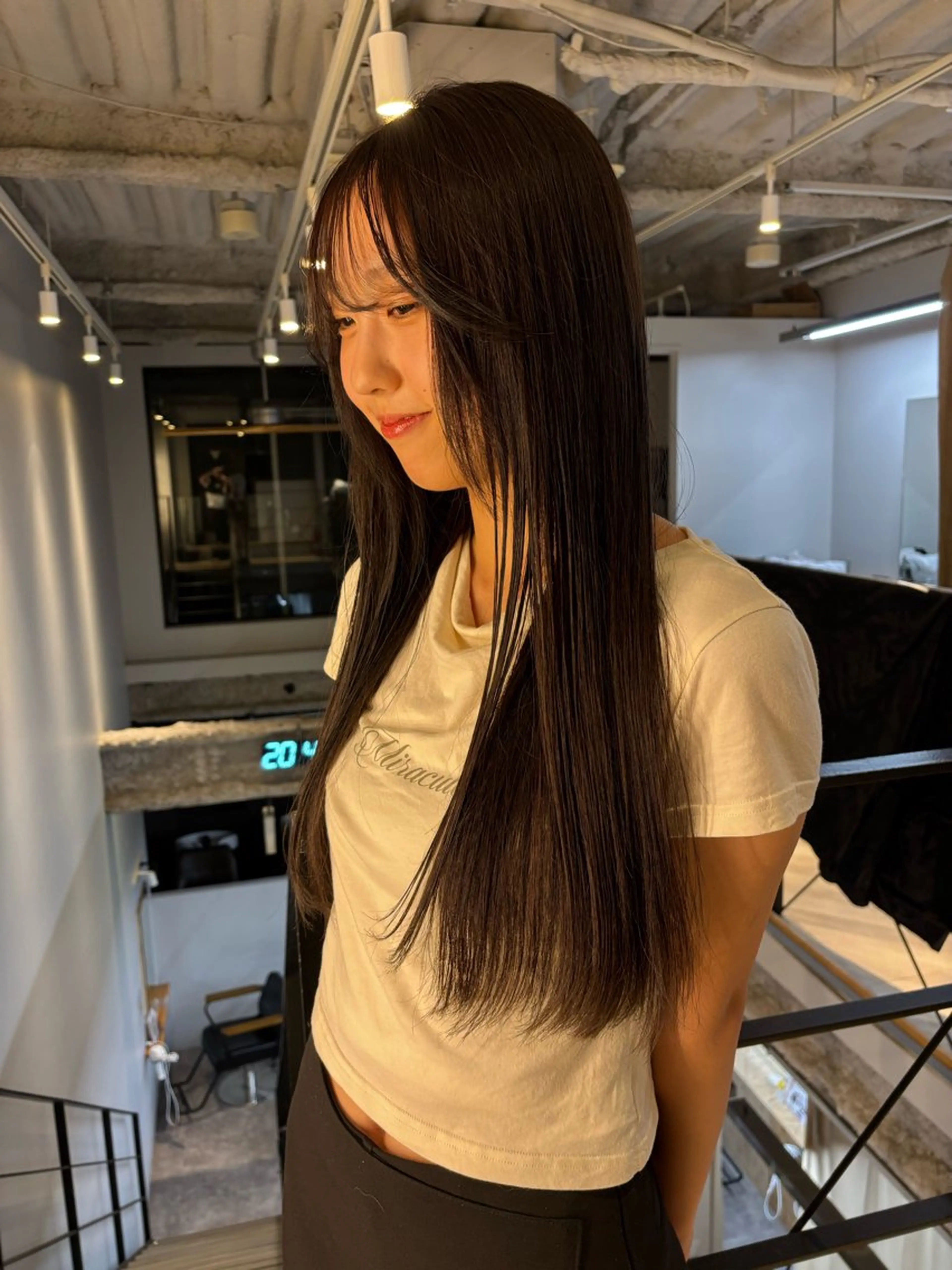 ロング 髪質改善 トリートメント りお /カラーモデルのヘアスタイル