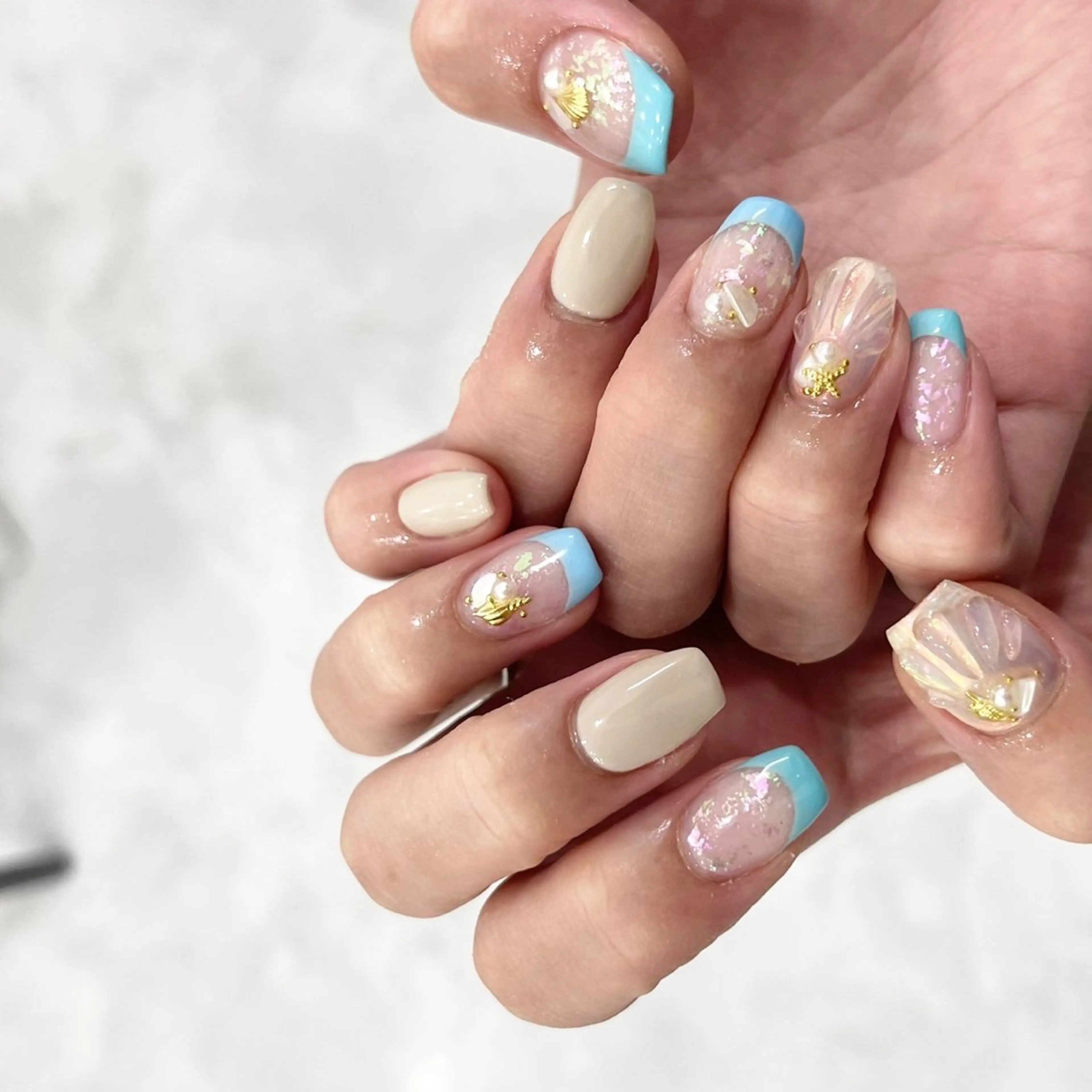 ネイル ハンドネイル フットネイル PEEKABOO京橋 EYE&NAILのネイルデザイン