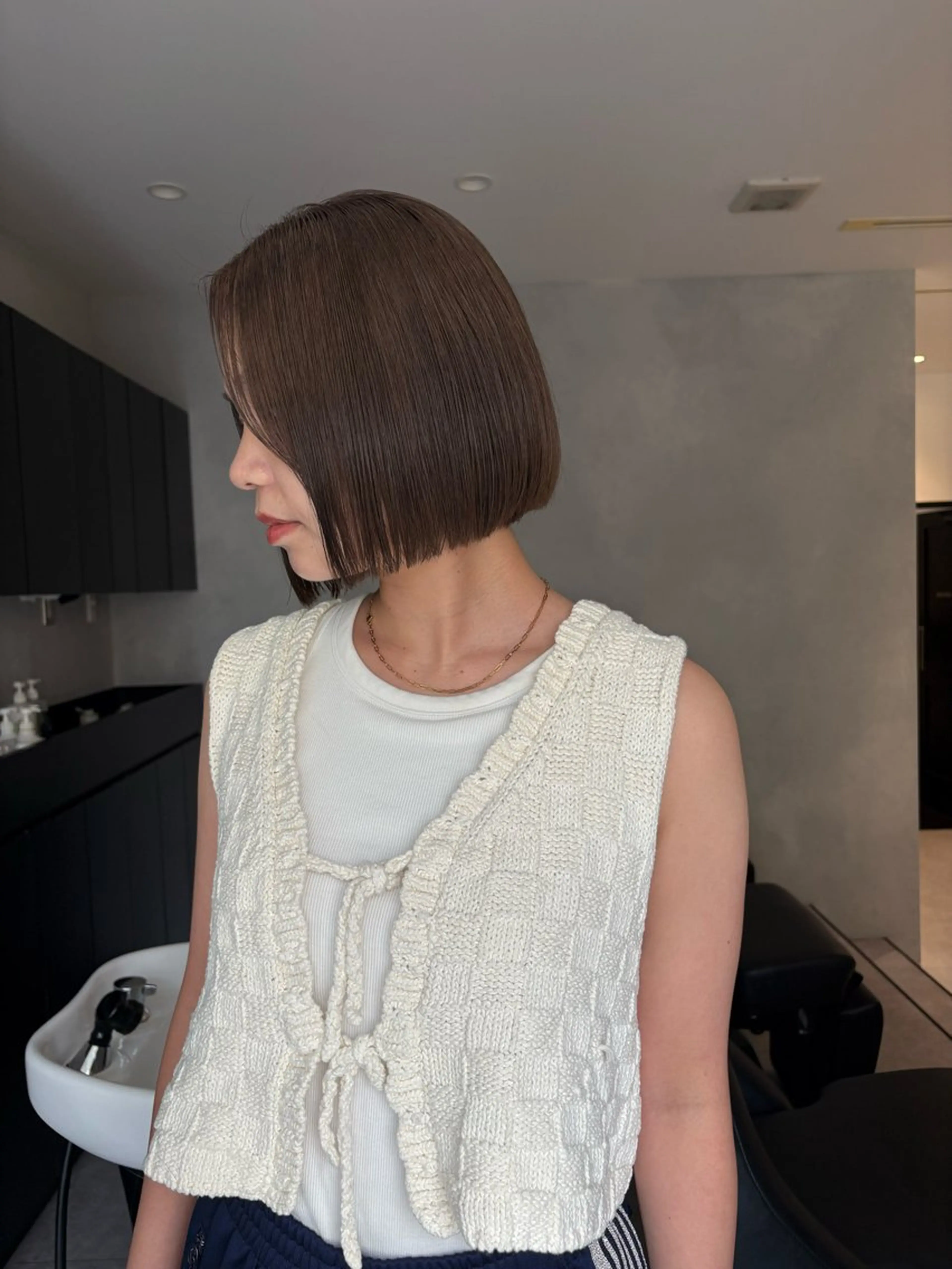 ショート カラー カット ヘアカラー トリートメント SALOWIN天神大名店所属・吉武 茂暉のヘアスタイル
