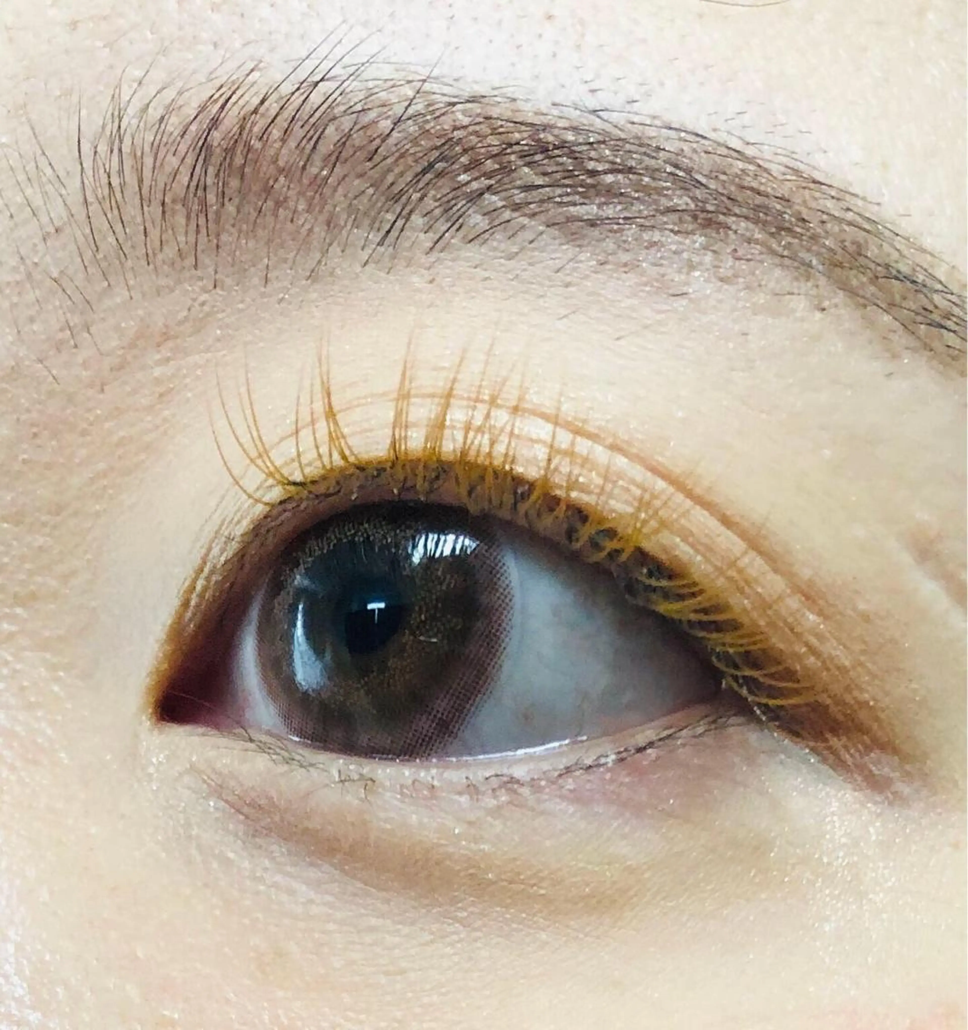 マツエク・マツパ カラーマツエク Hug me eyelashのマツエク・マツパデザイン