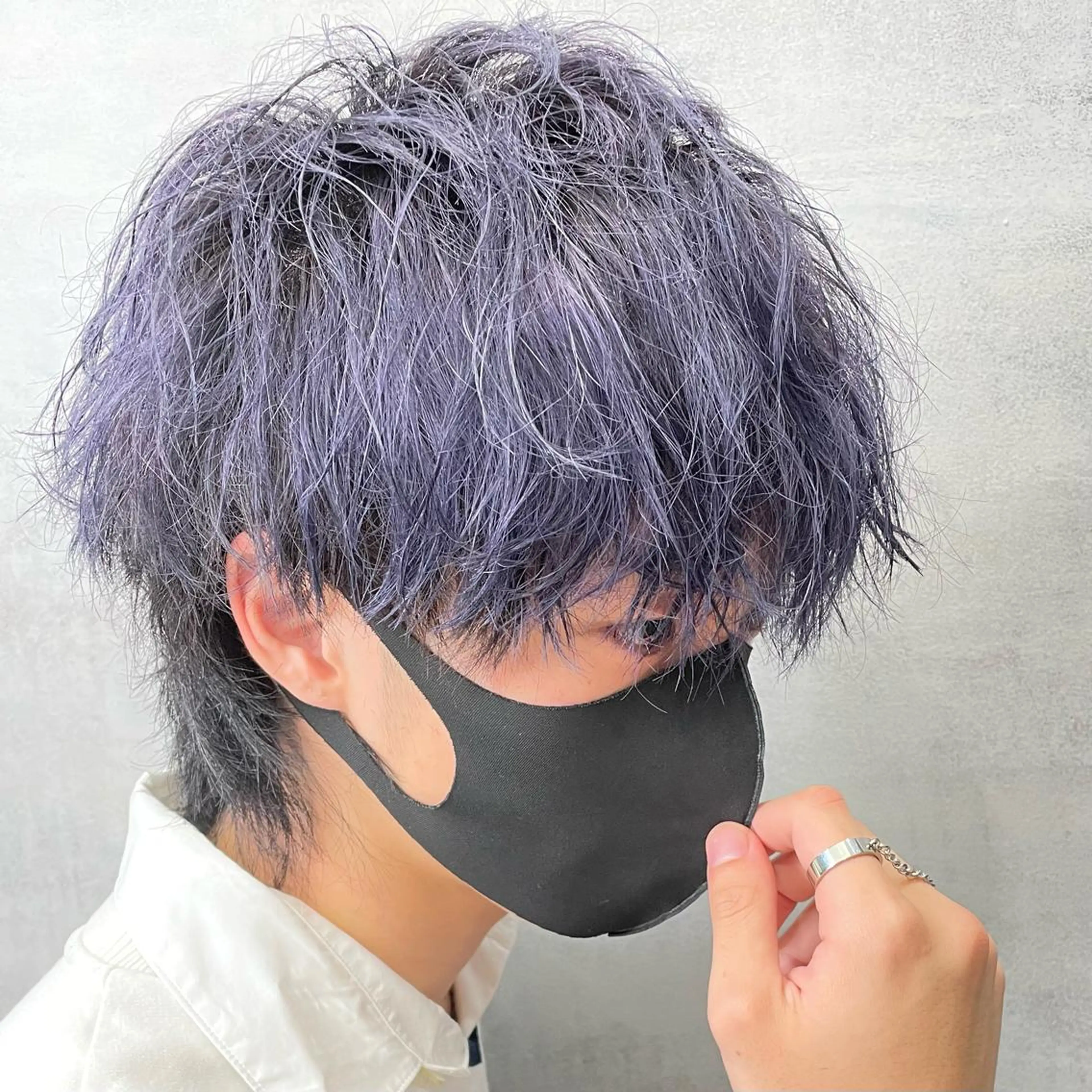 ショート カラー メンズ Lit.富士 久保田風太のヘアスタイル