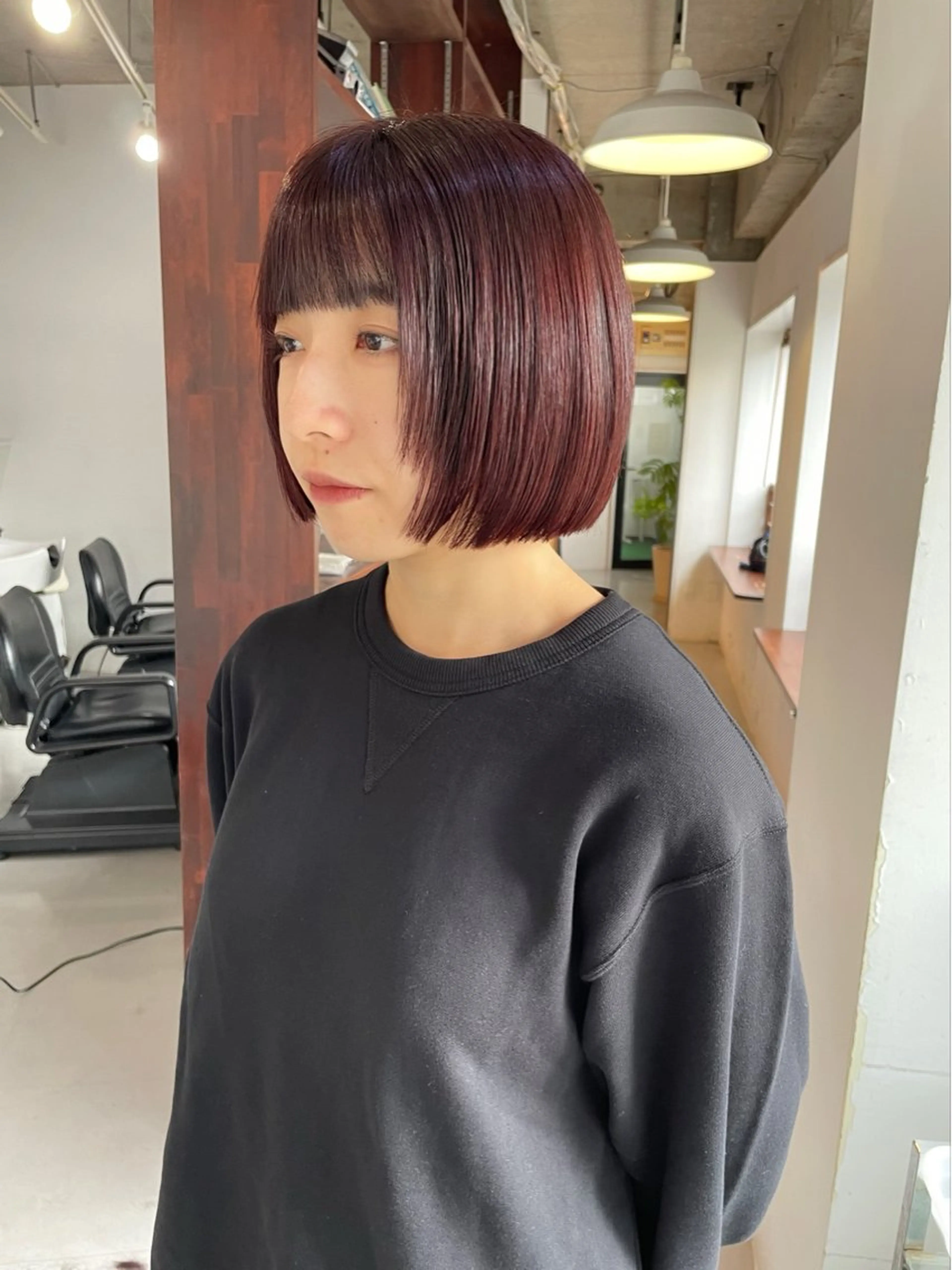 ショート カラー silo所属・silo MOKA 顔周りカット🦦のヘアスタイル