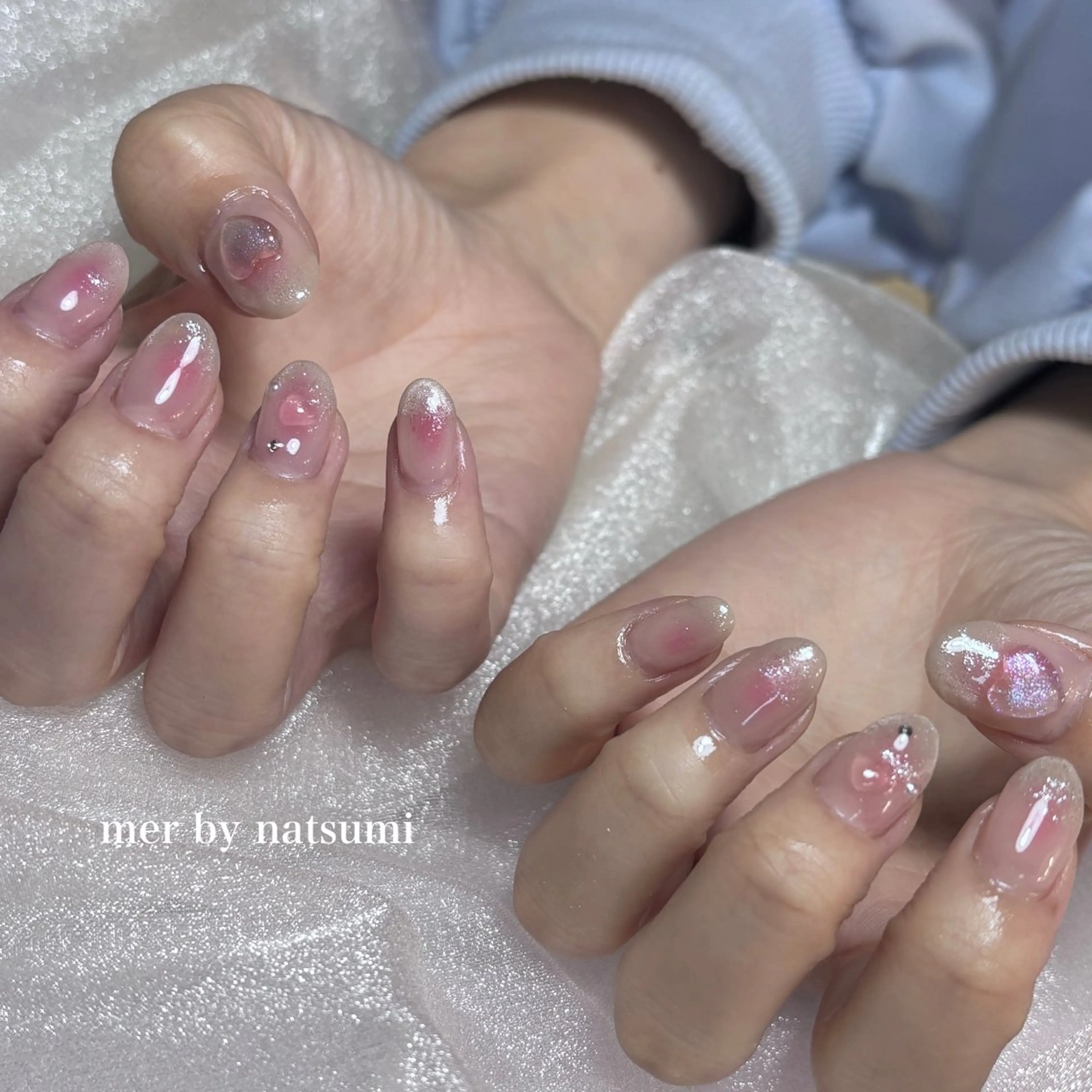 ミディアム mer natsumiのネイルデザイン