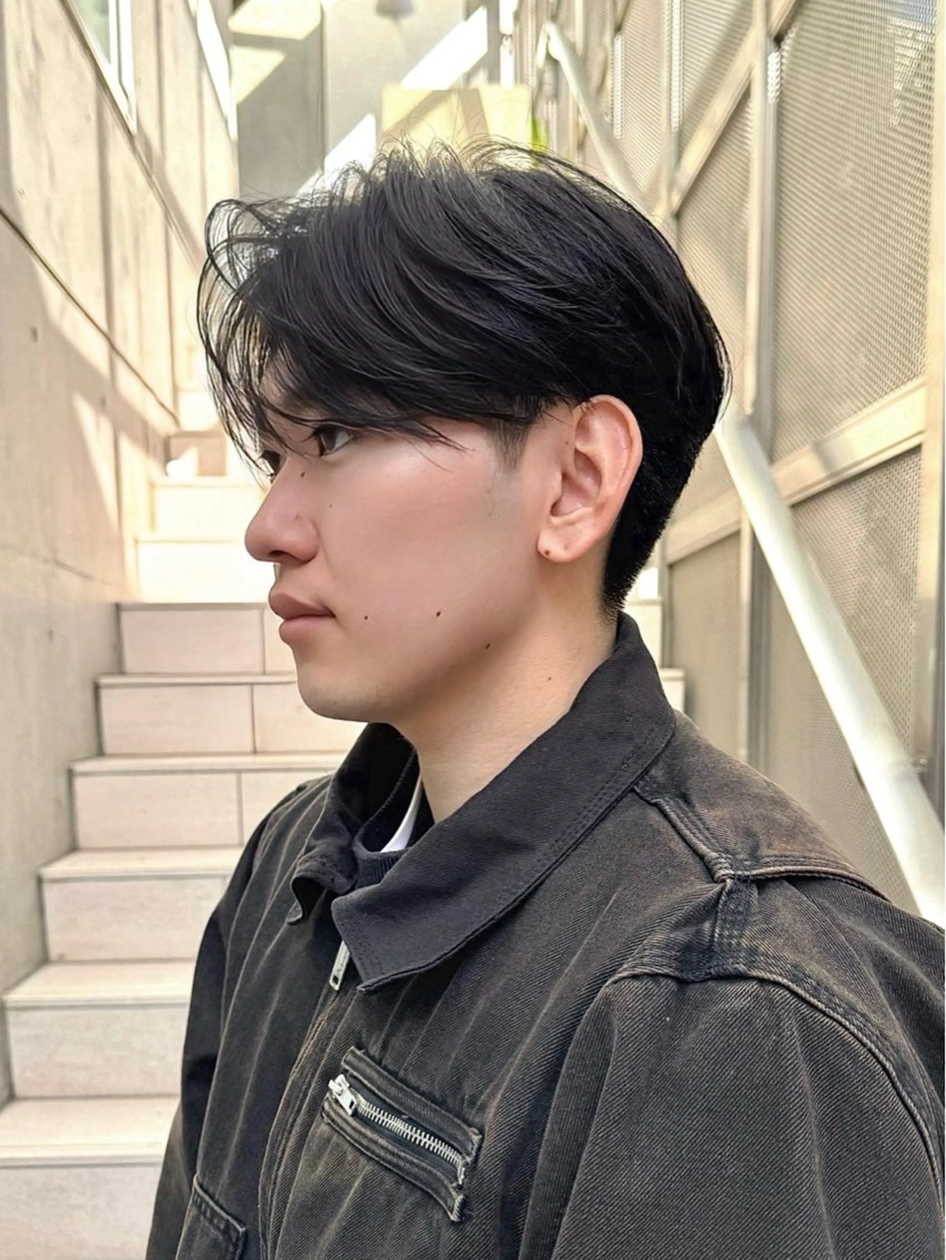 メンズ nicoTOKYO 原宿所属・センターパート /メンズ/海野颯生のヘアスタイル