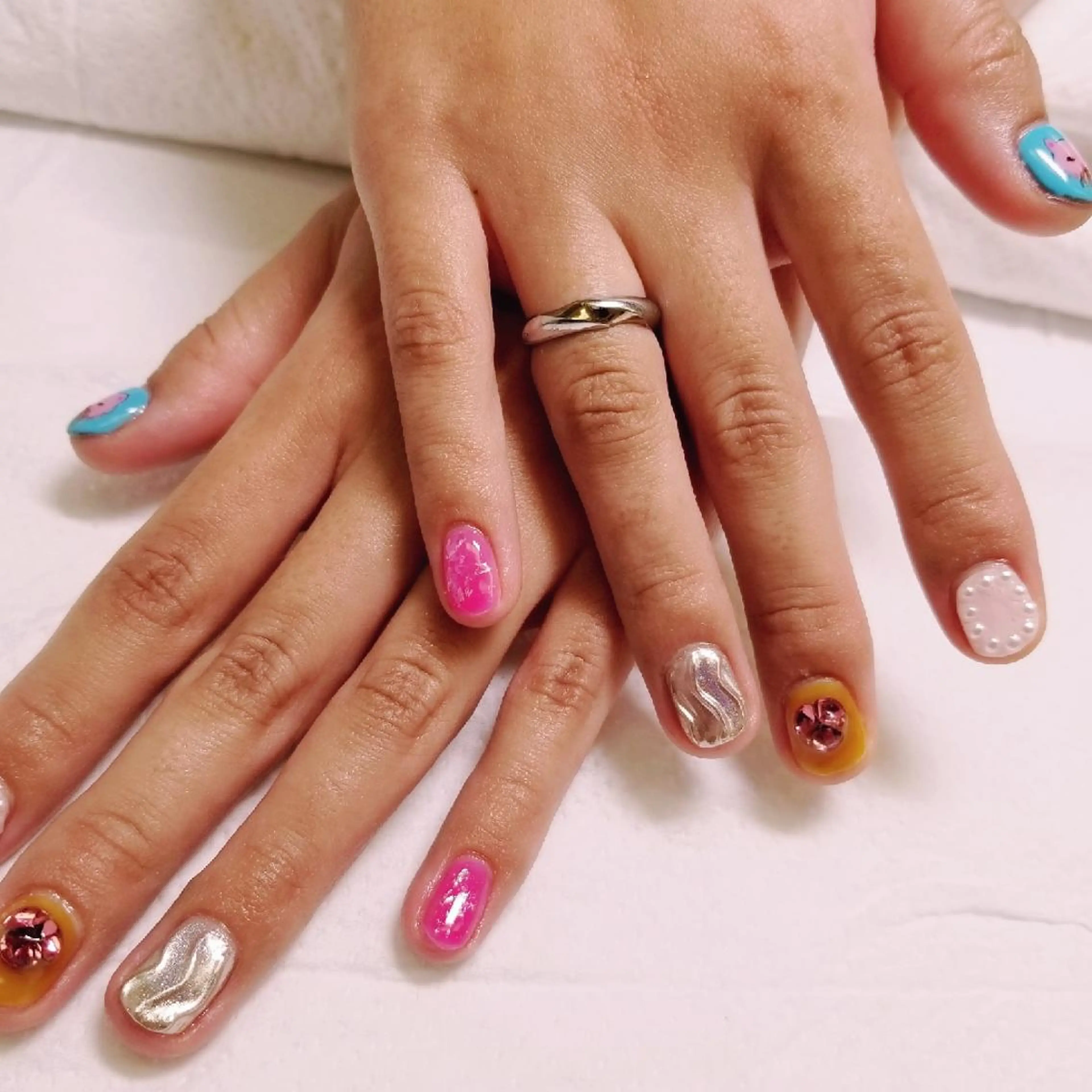 ネイル アートネイル ミラーネイル trees_ nailのネイルデザイン