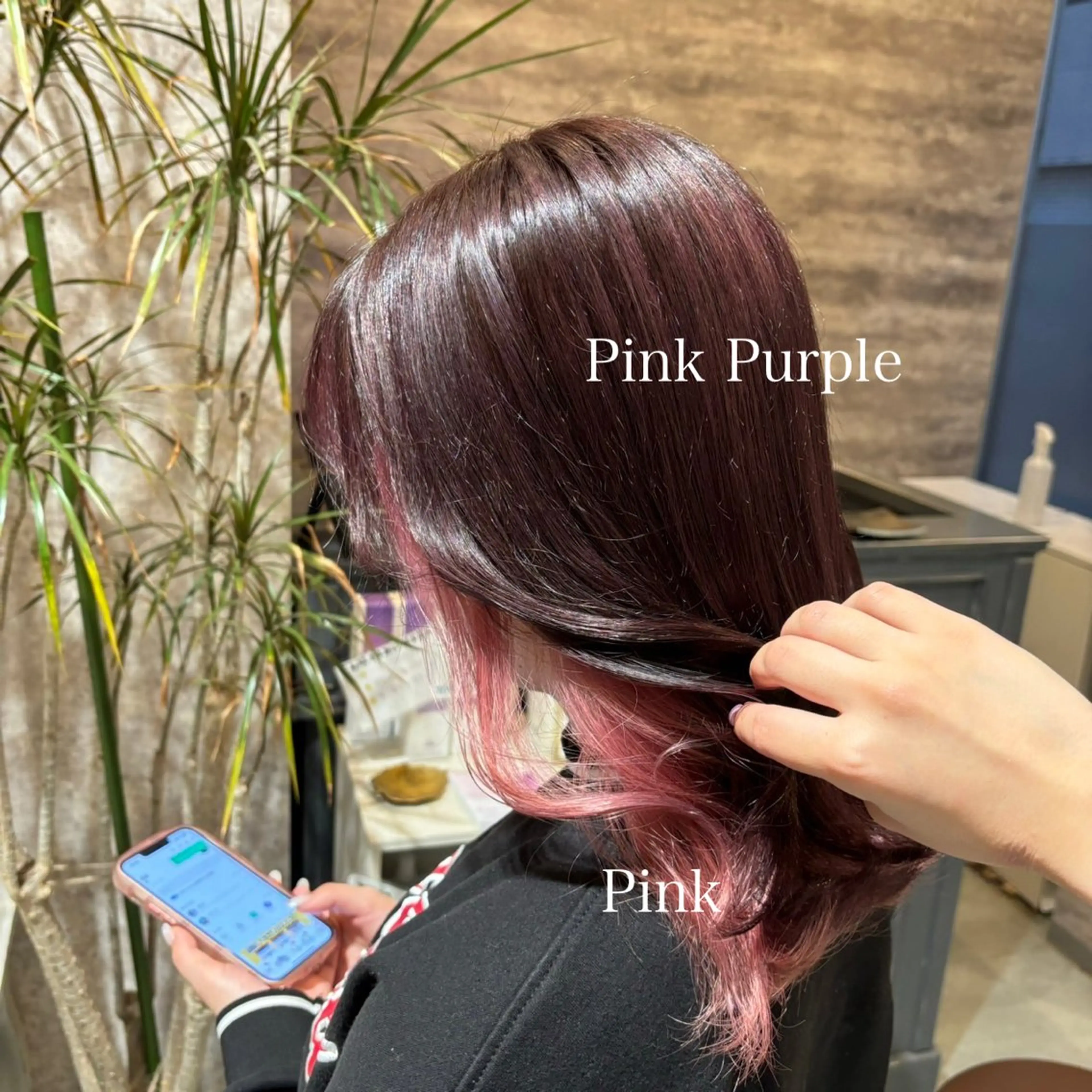 ミディアム カラー ブリーチ ブルーカラー ダブルカラー グラデーションカラー ハイライトカラー 💈Blanco💈 カラー&ケア🌈のヘアスタイル