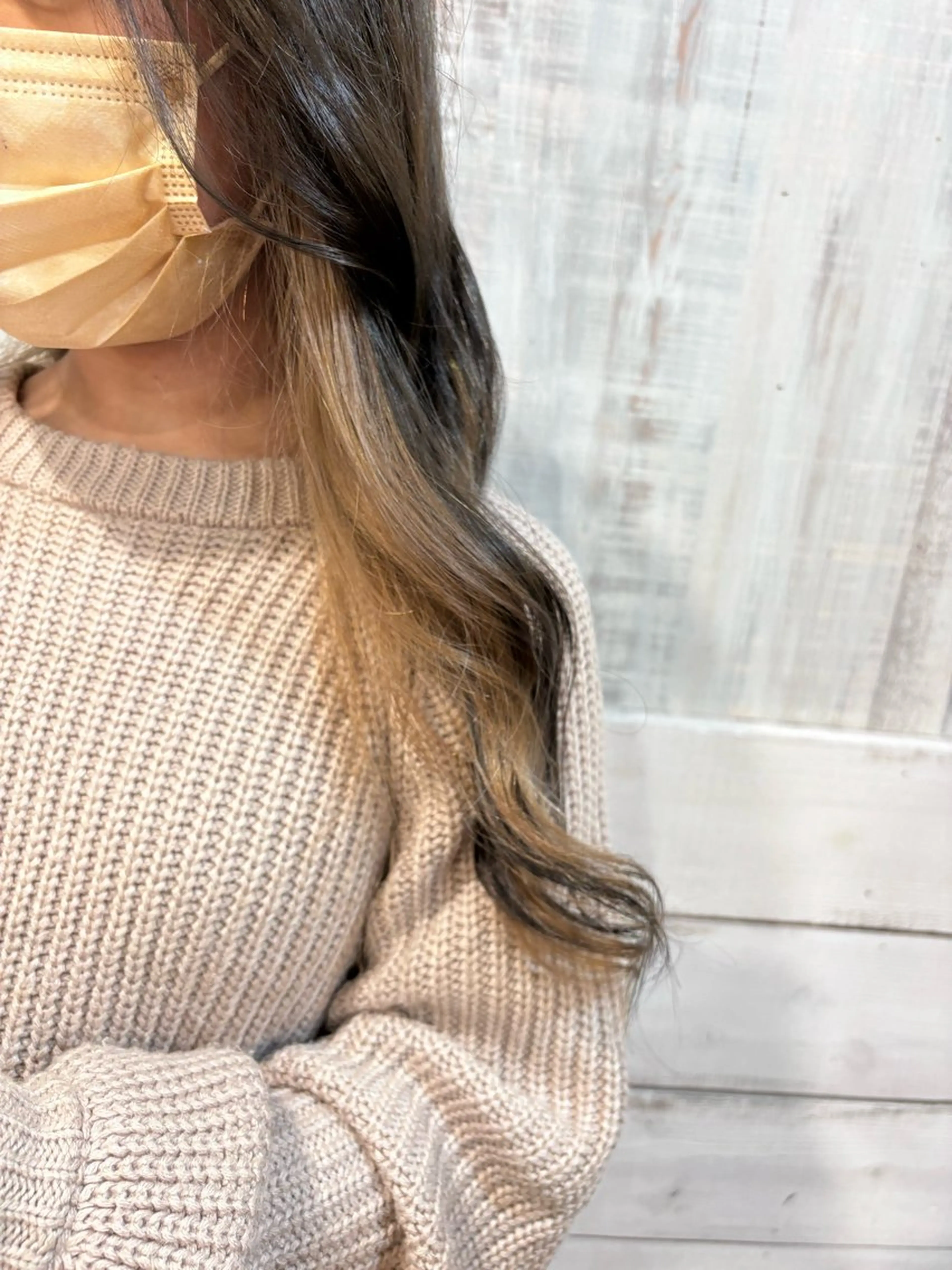 ロング ブリーチなしW カラー✳︎ayaneのヘアスタイル