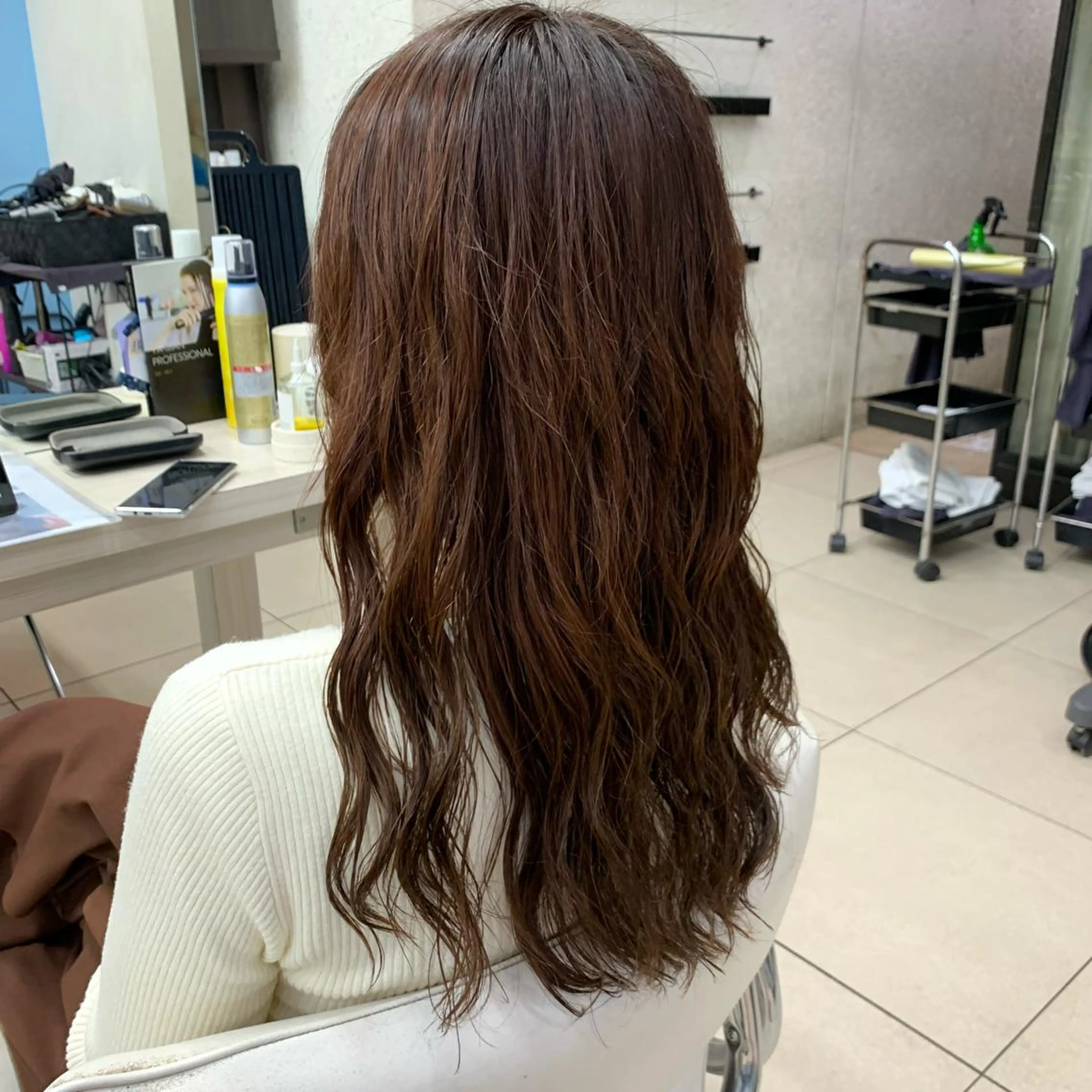 ロング パーマ ウィチ所属・縮毛矯正と髪質改善 ⭐️桐生翼のヘアスタイル