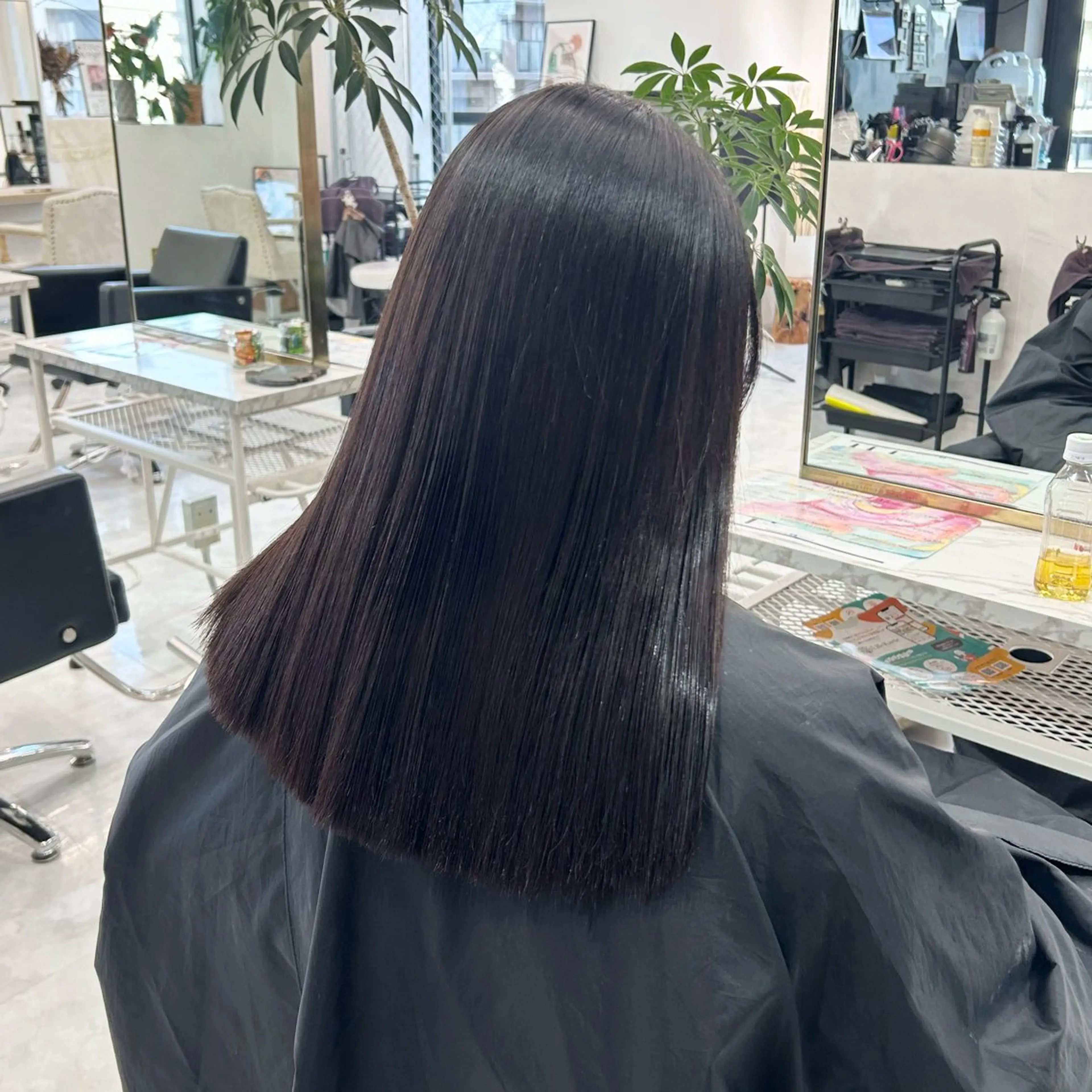 セミロング 🥀YUIHA🥀 テザインカラー♥のヘアスタイル