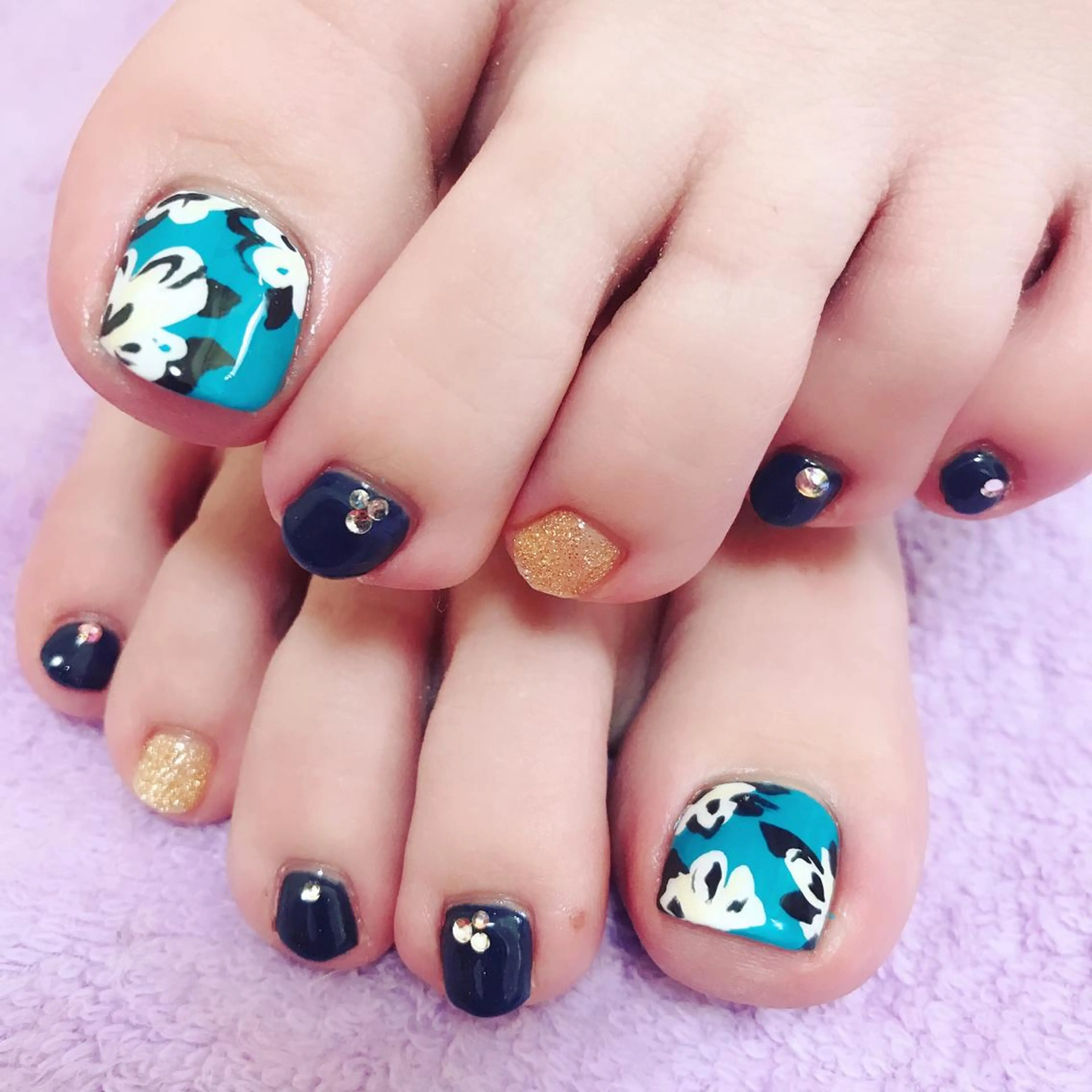 ネイル 持ち込み フットネイル Masuko Yasukaのネイルデザイン